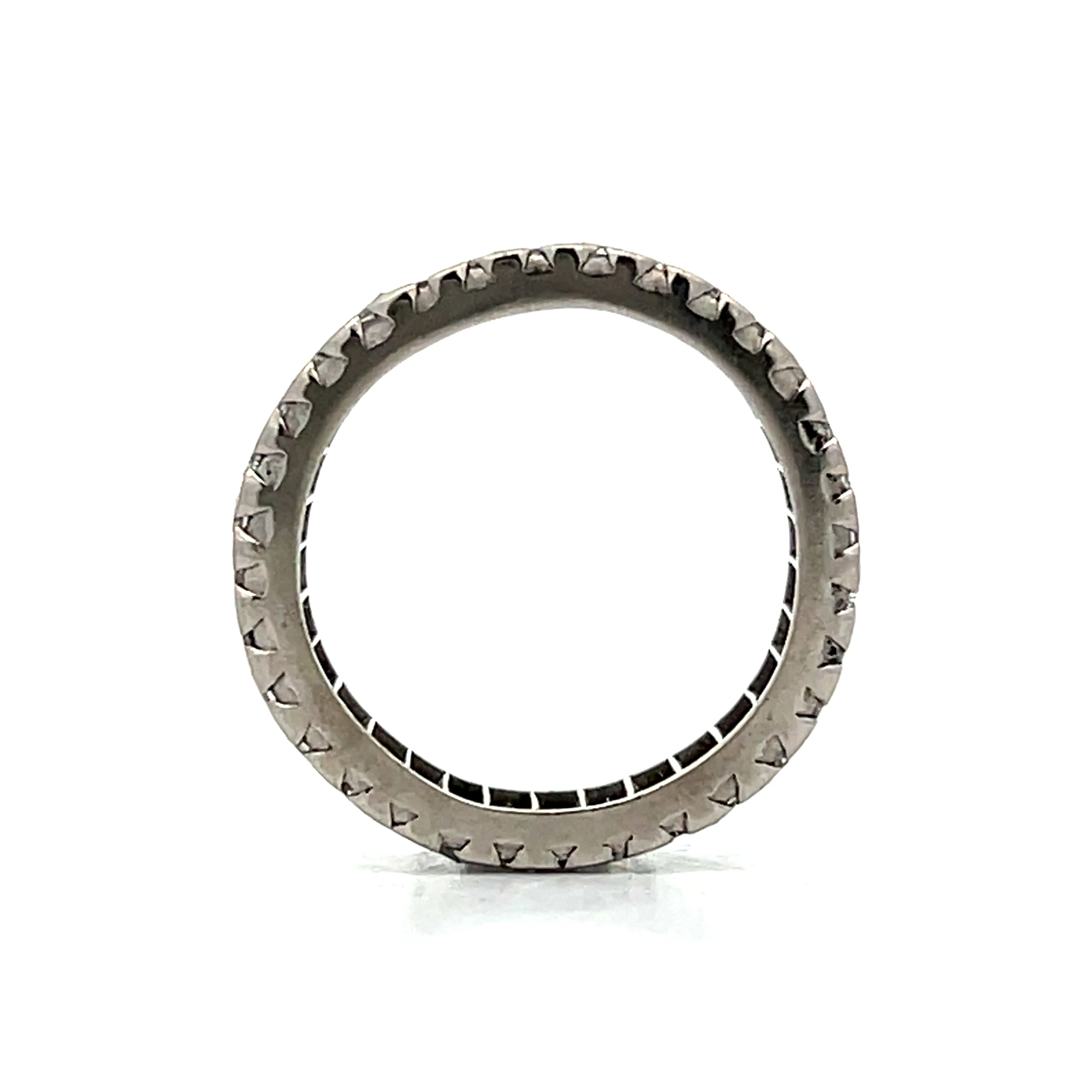 4.16 Baguette Diamond Eternity Band in Platinum - Image 4