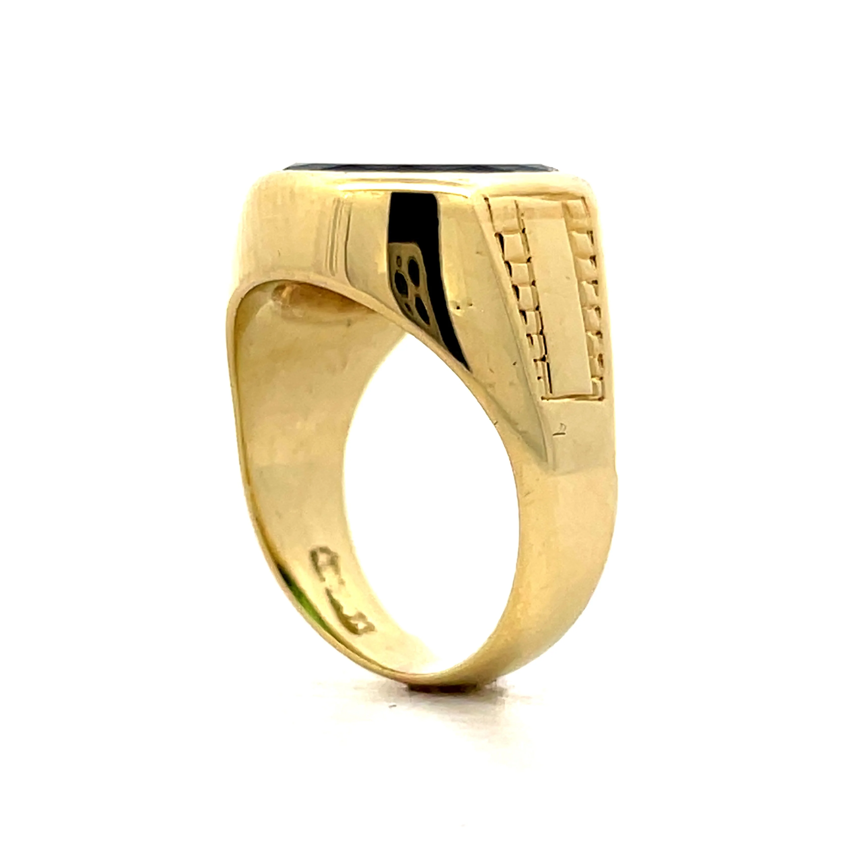 4.30 Oval Green Tourmaline Cocktail Ring in 14k - Image 5