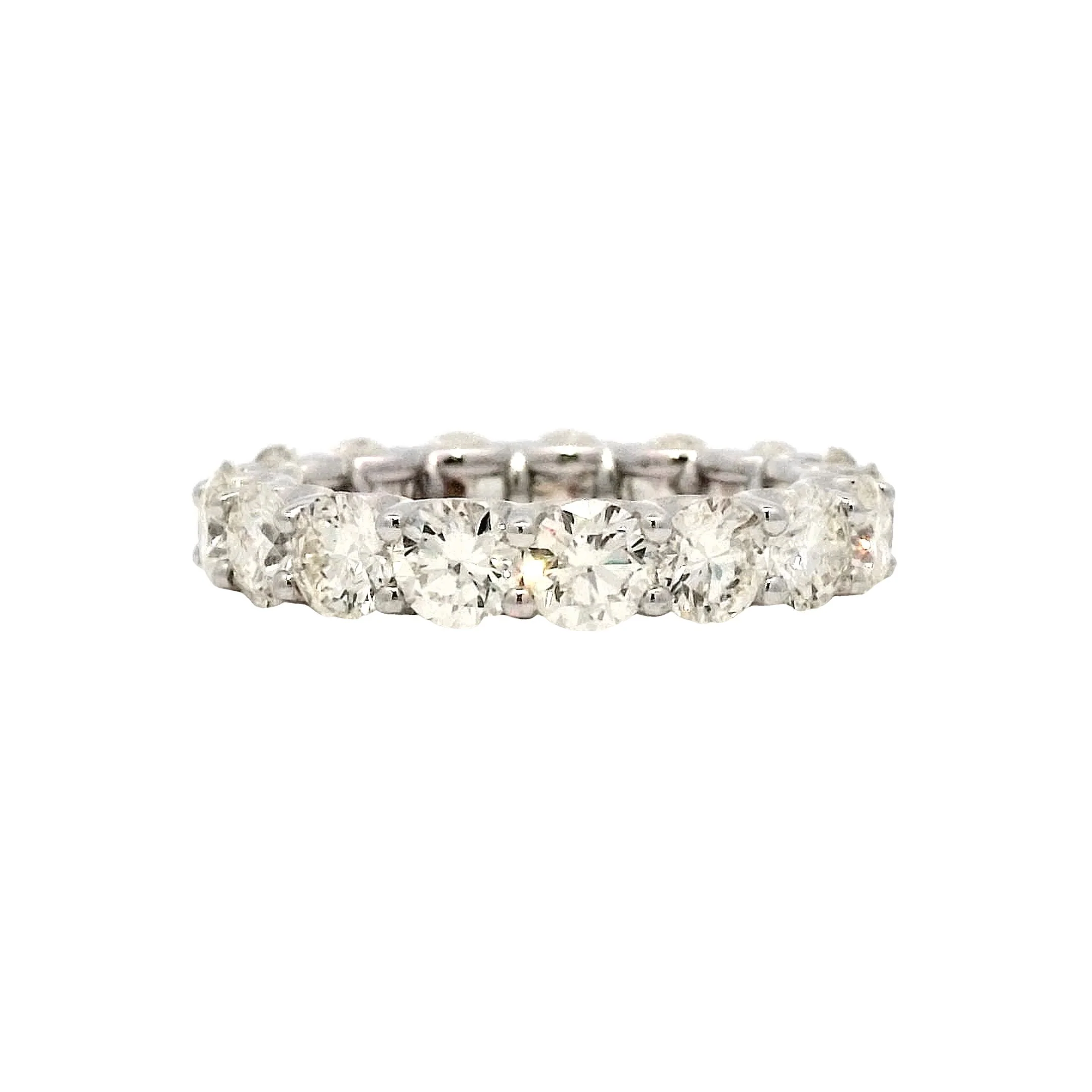 4 Carat Diamond Eternity Band in 18k White Gold - Image 2