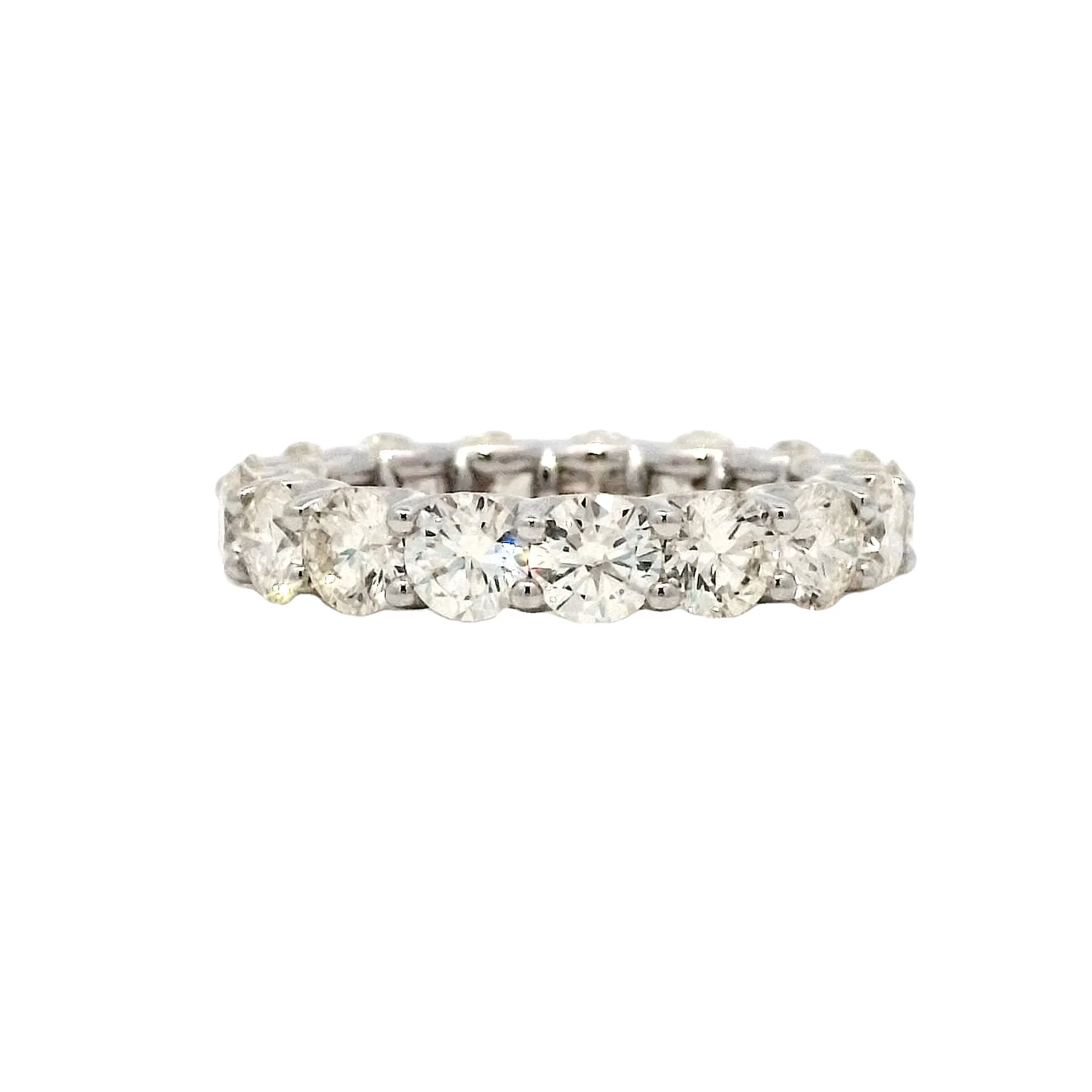 4 Carat Diamond Eternity Band in 18k White Gold - Image 3