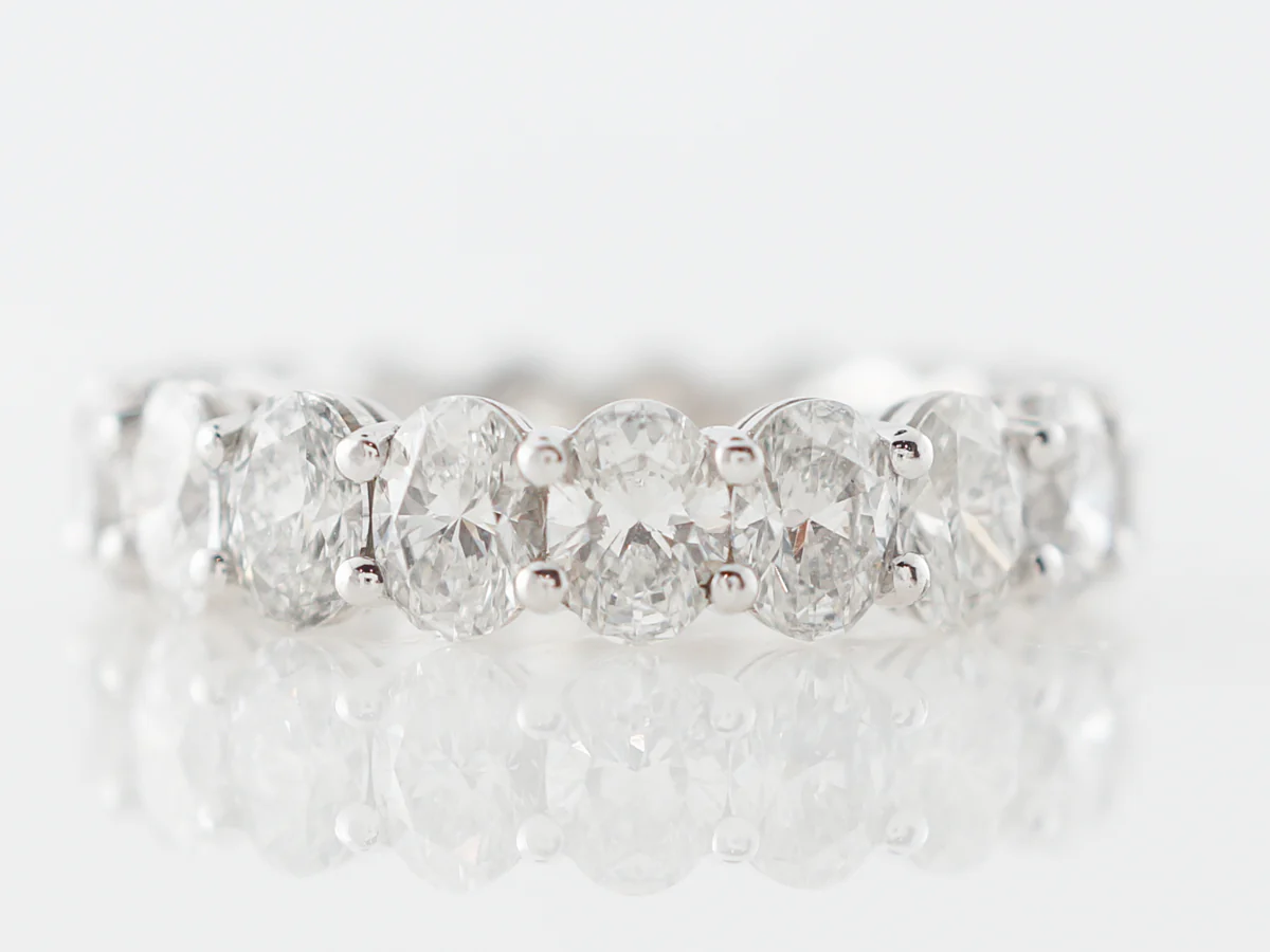 4 Carat Diamond Eternity Band in White Gold