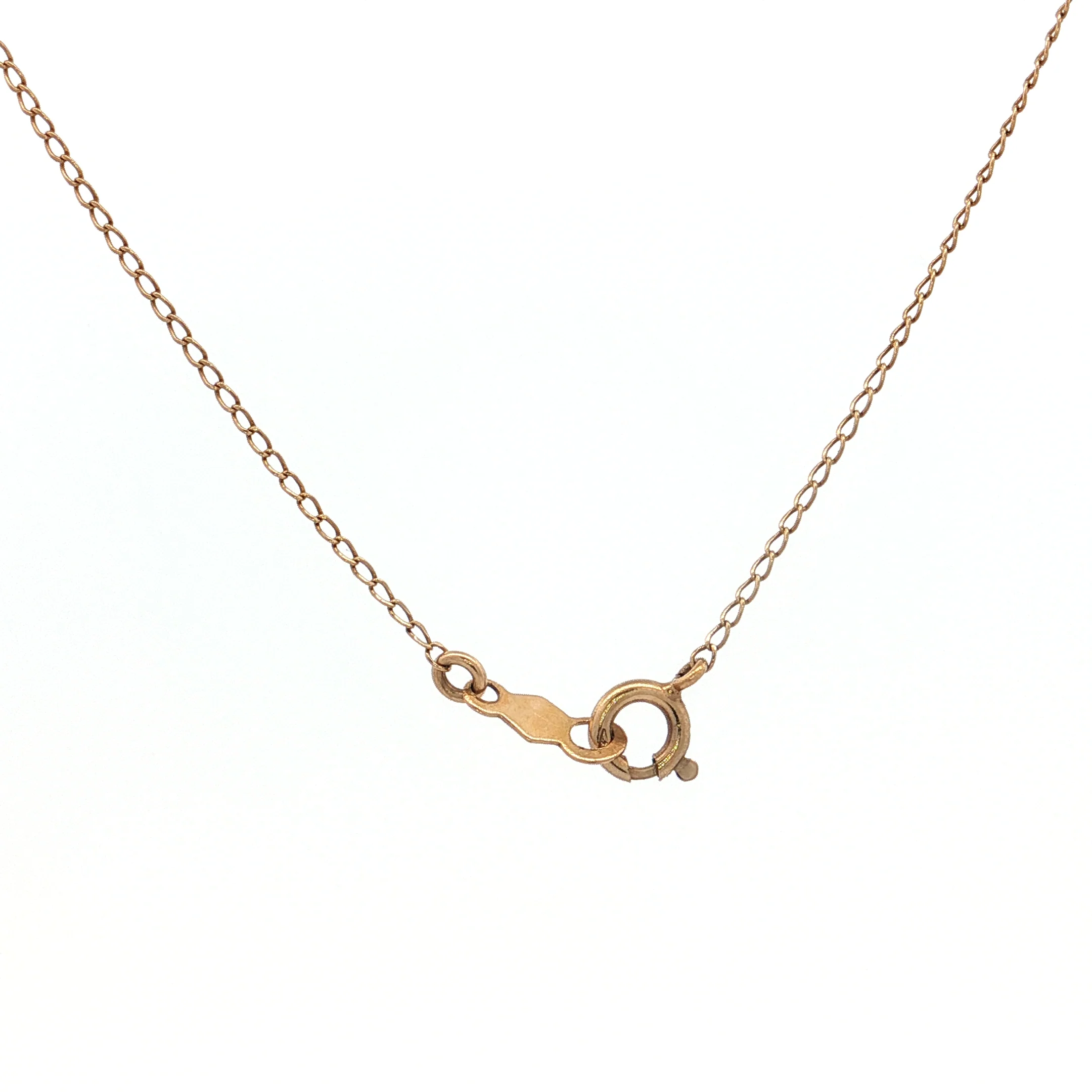 .40 Antique Edwardian Diamond & Pearl Pendant 14k - Image 4