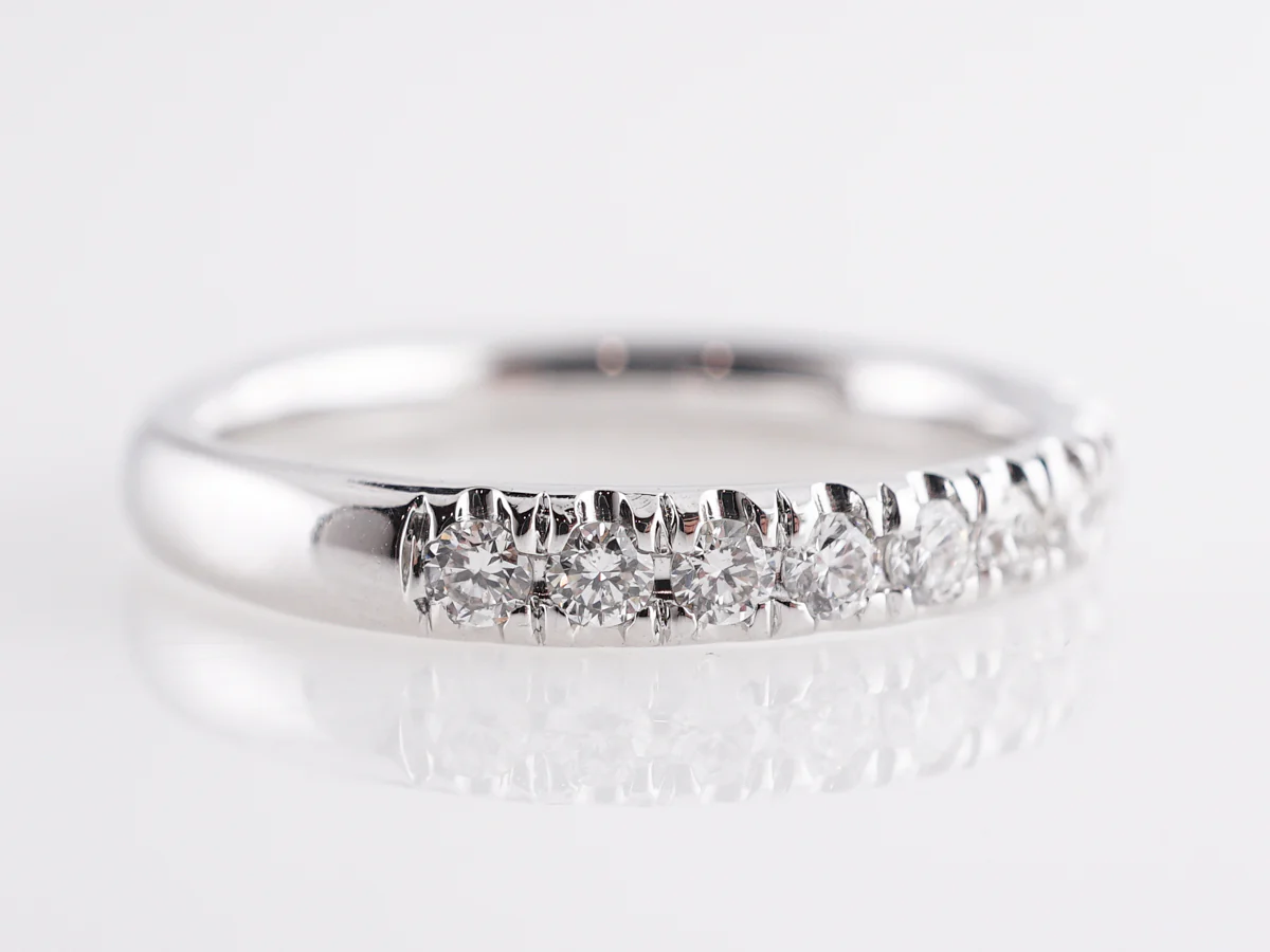 .40 Diamond Half-Eternity Band in 14k White Gold - Image 3