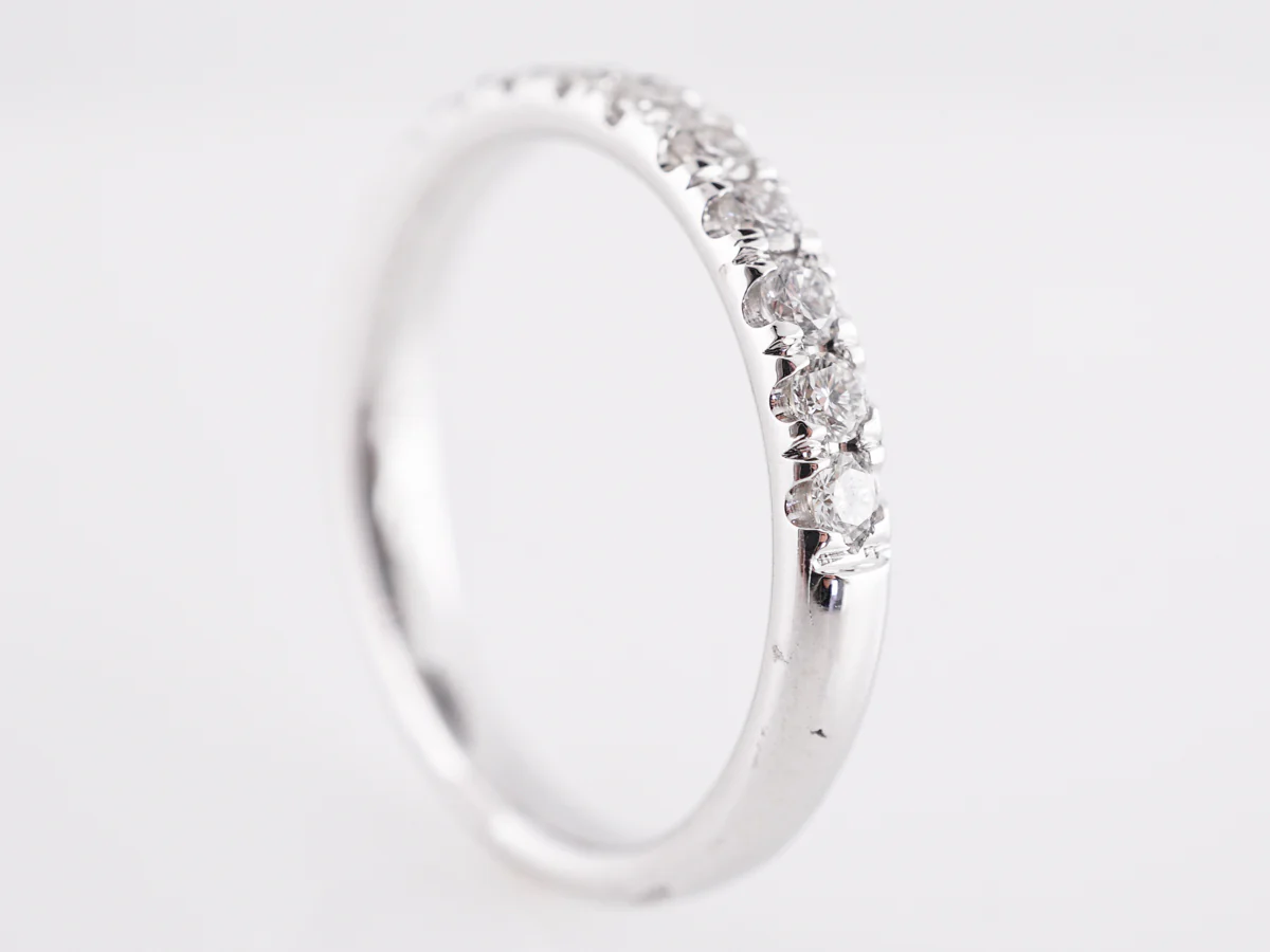 .40 Diamond Half-Eternity Band in 14k White Gold - Image 5