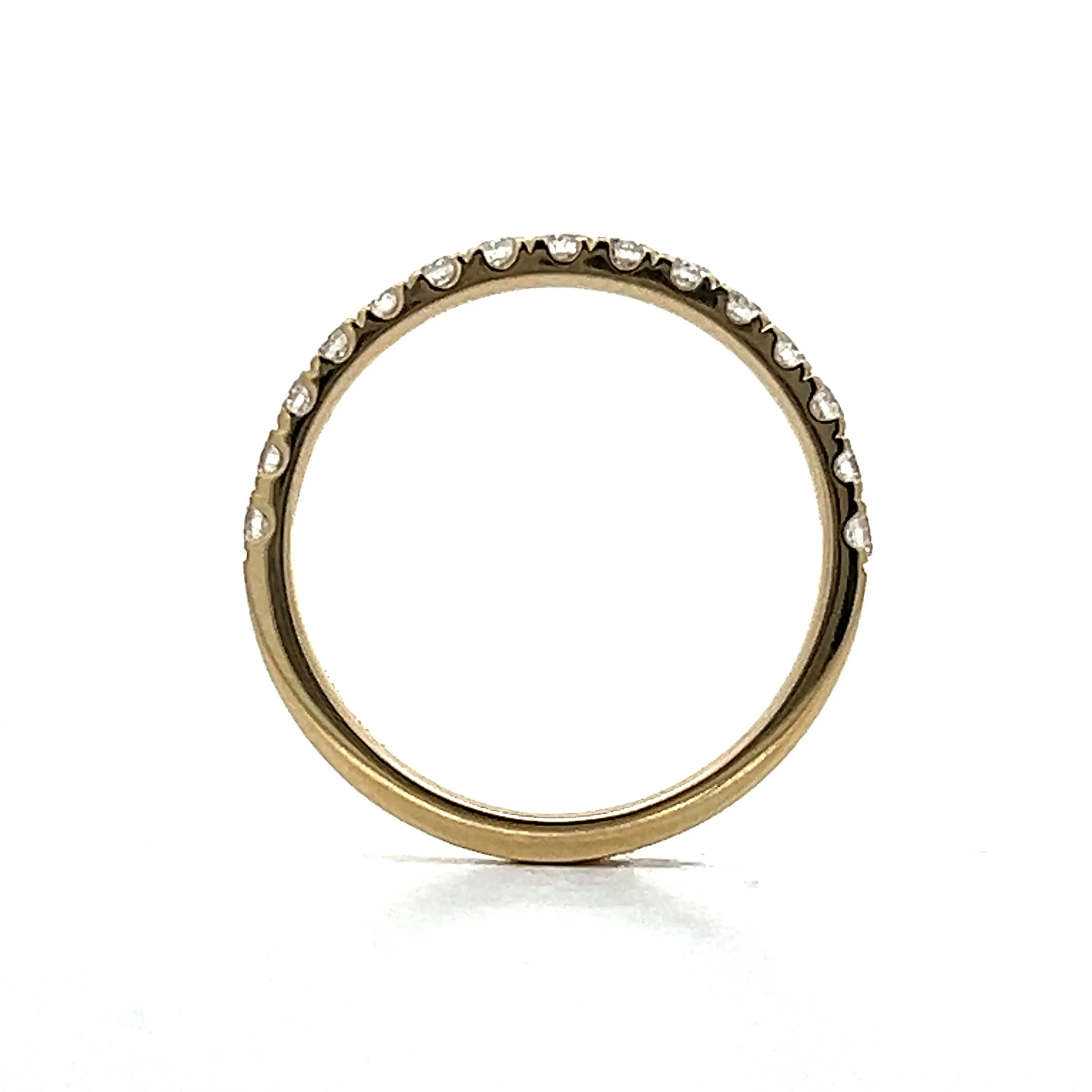 .40 Diamond Half-Eternity Wedding Band in Yellow Gold - Image 4