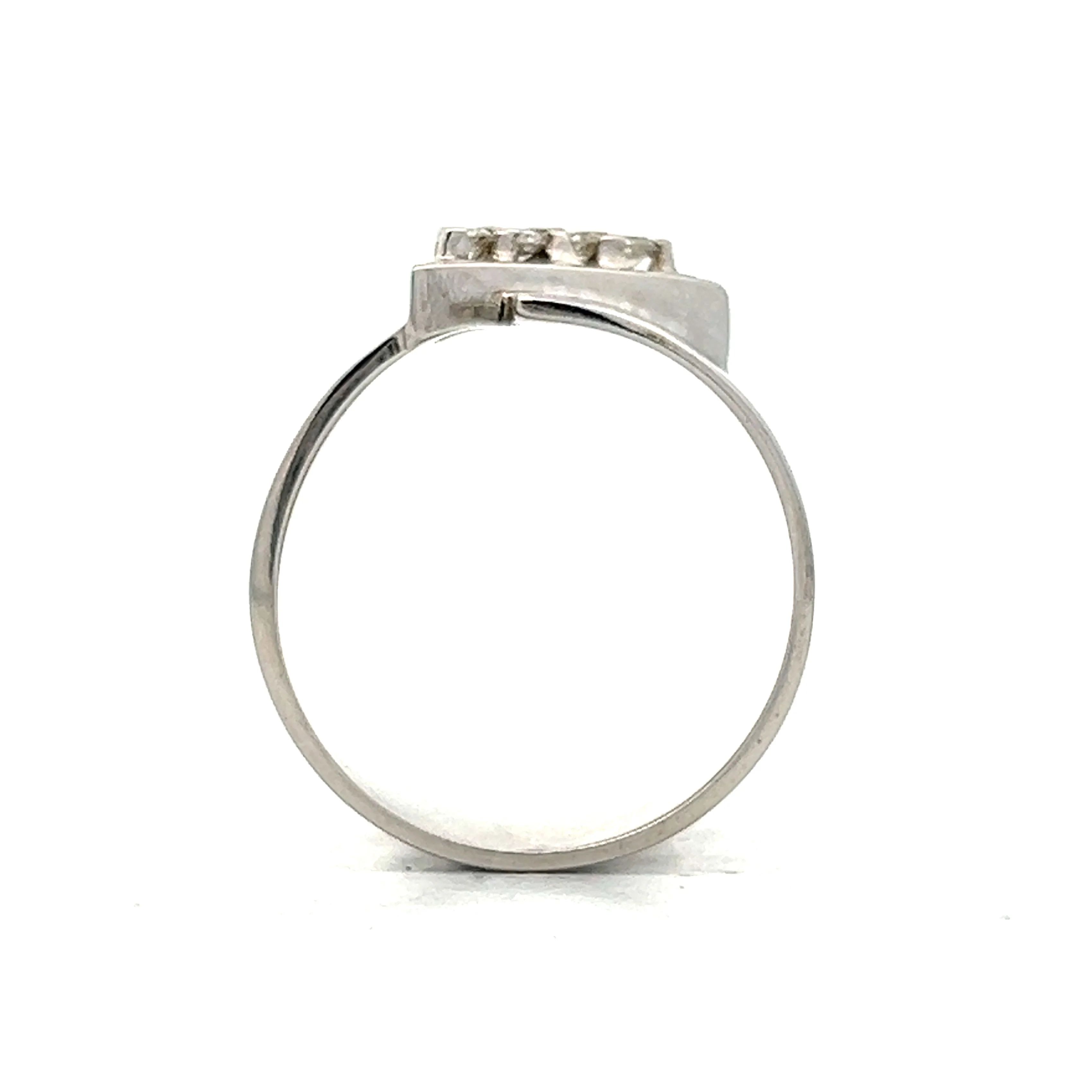 .40 Wide Diamond Band in 18k White Gold - Image 4