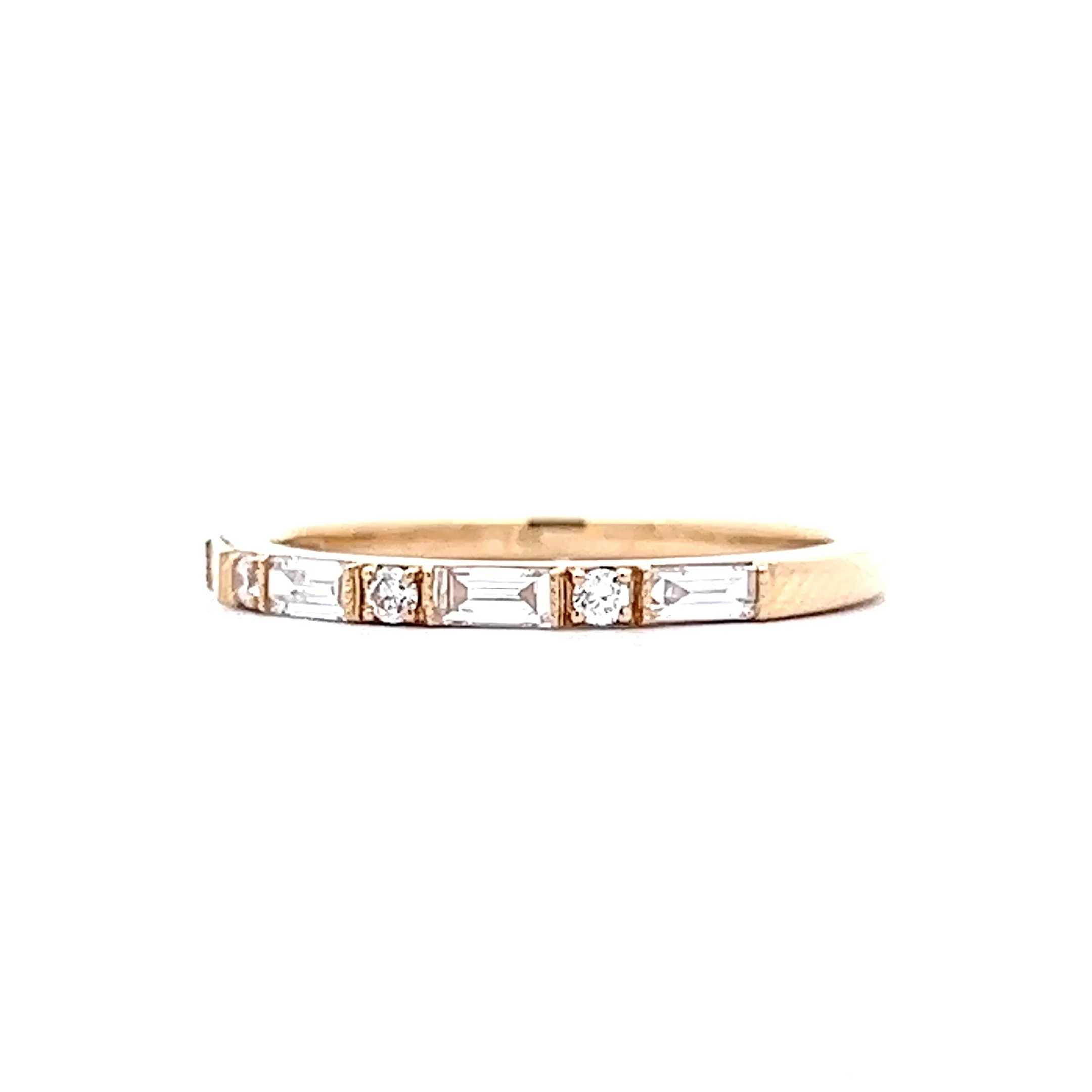 .40 Baguette Diamond Wedding Band in 14k Yellow Gold - Image 2