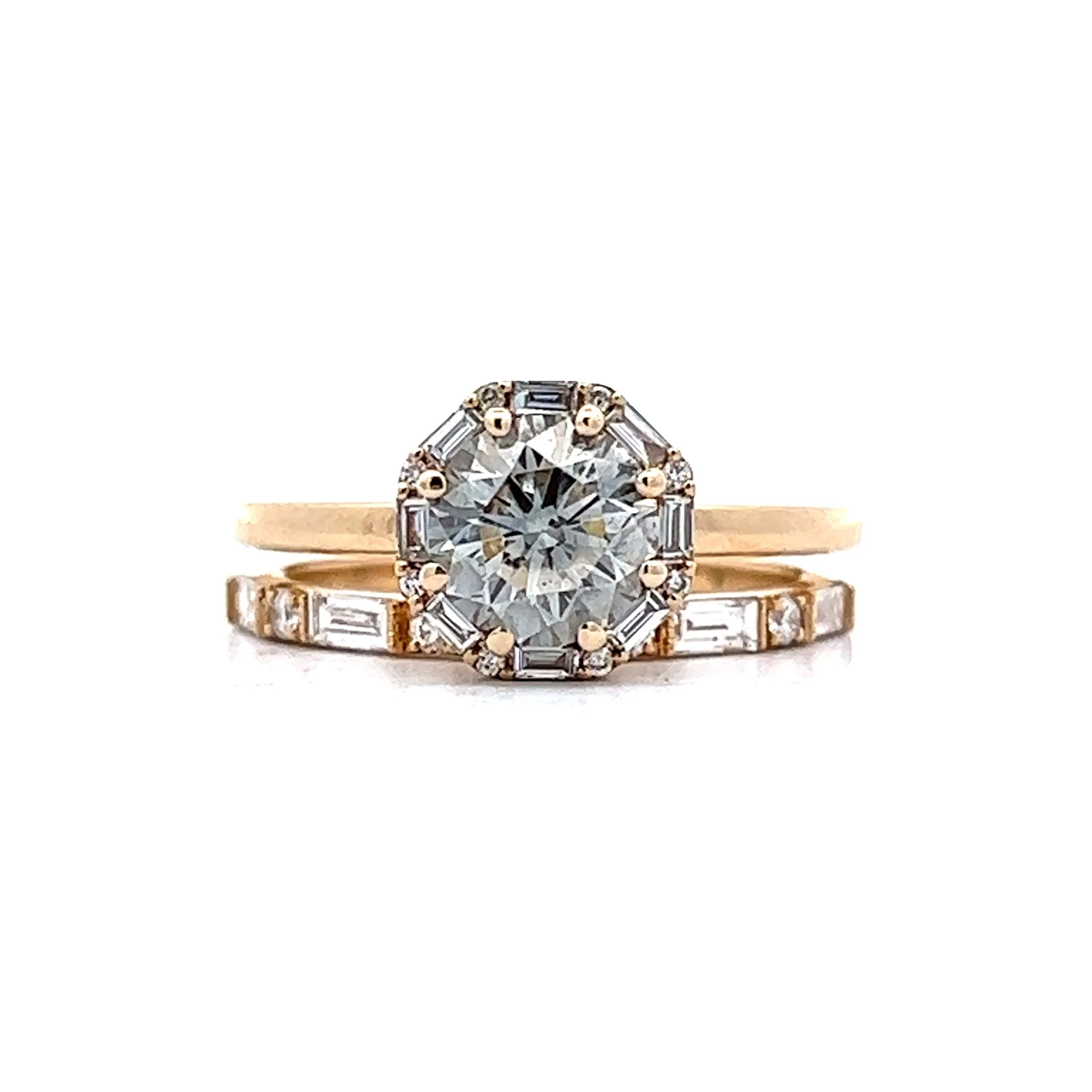 .40 Baguette Diamond Wedding Band in 14k Yellow Gold - Image 6