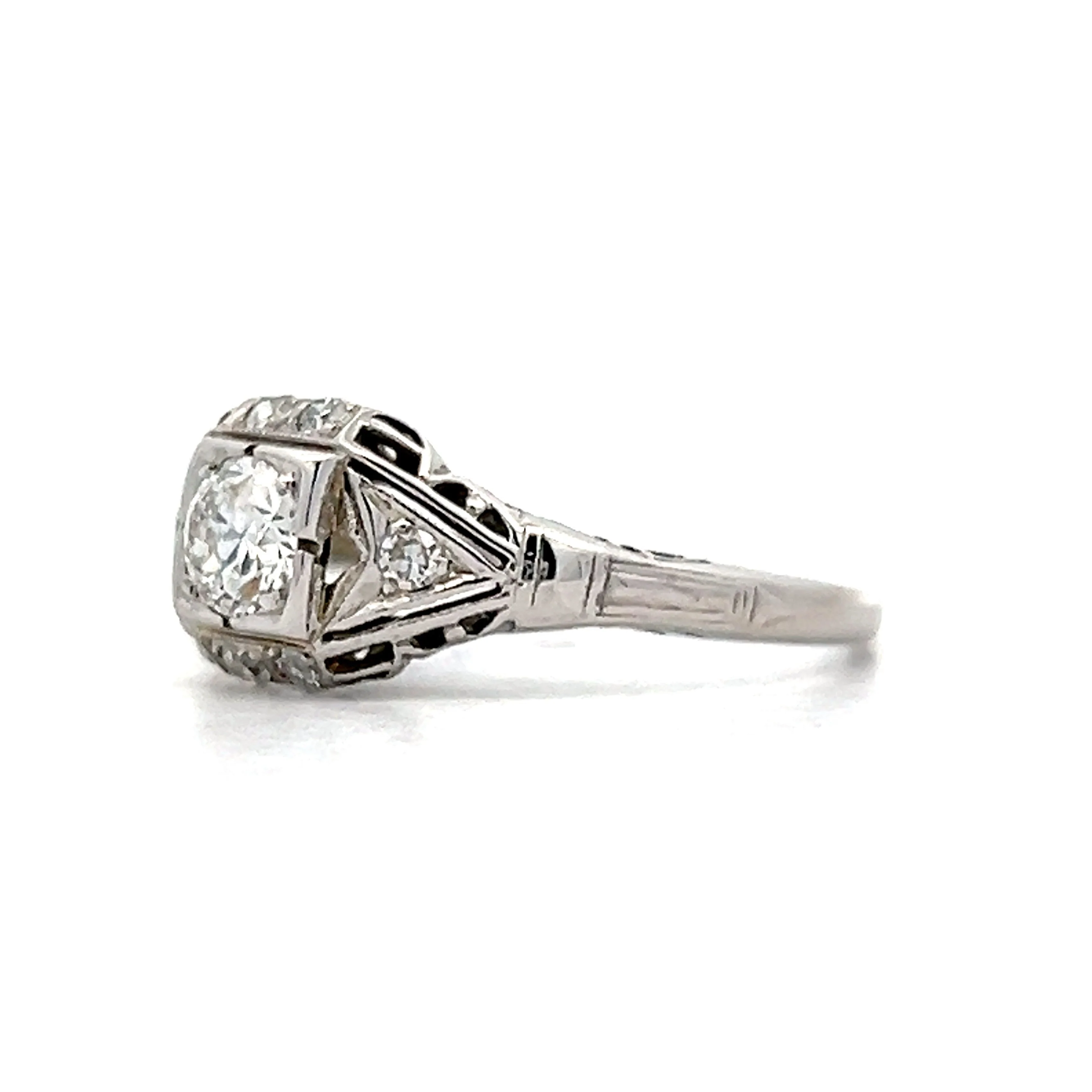 .41 Old European Cut Diamond Engagement Ring in 18k - Image 2