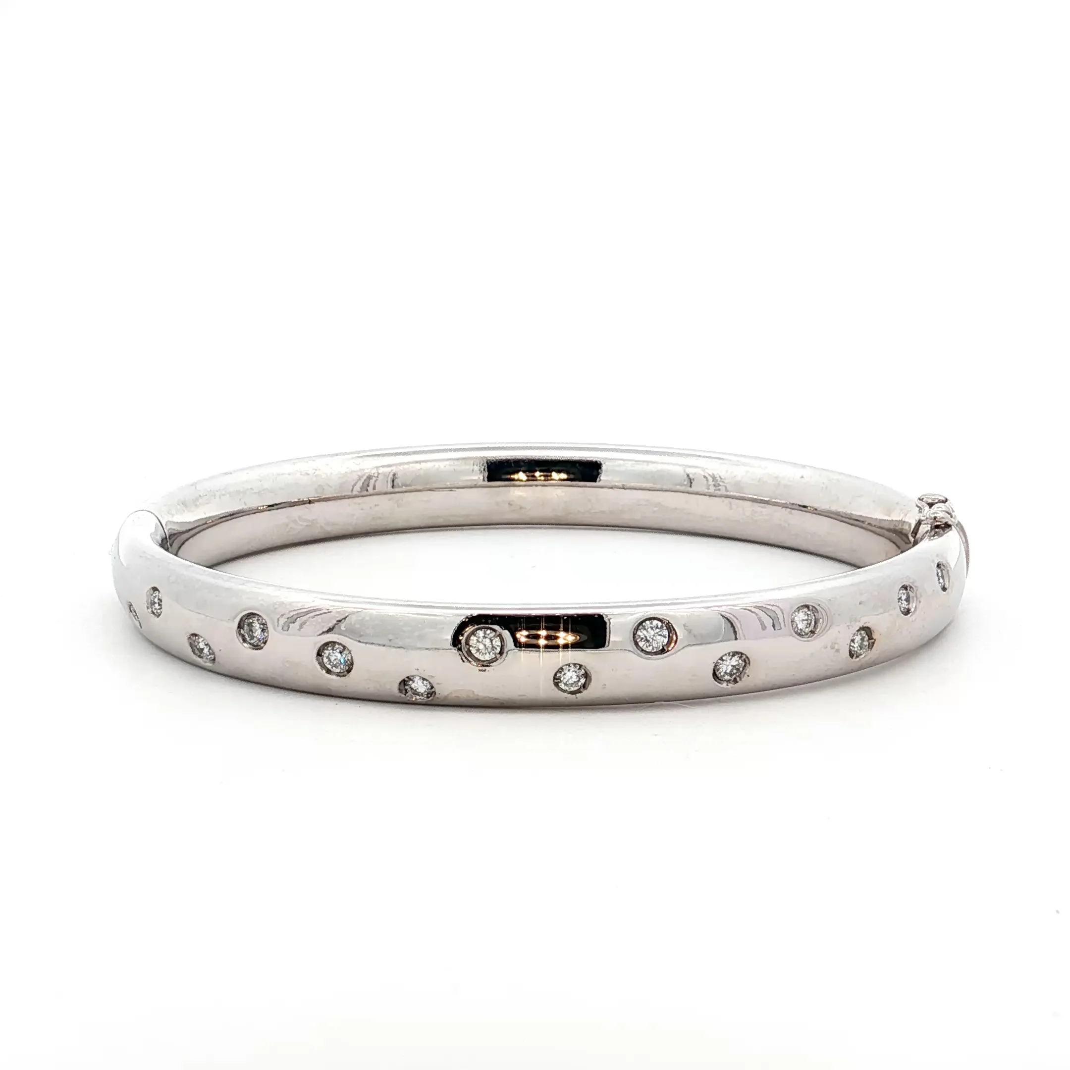 .42 Micheletto Etoile Diamond Bracelet in 18k White Gold