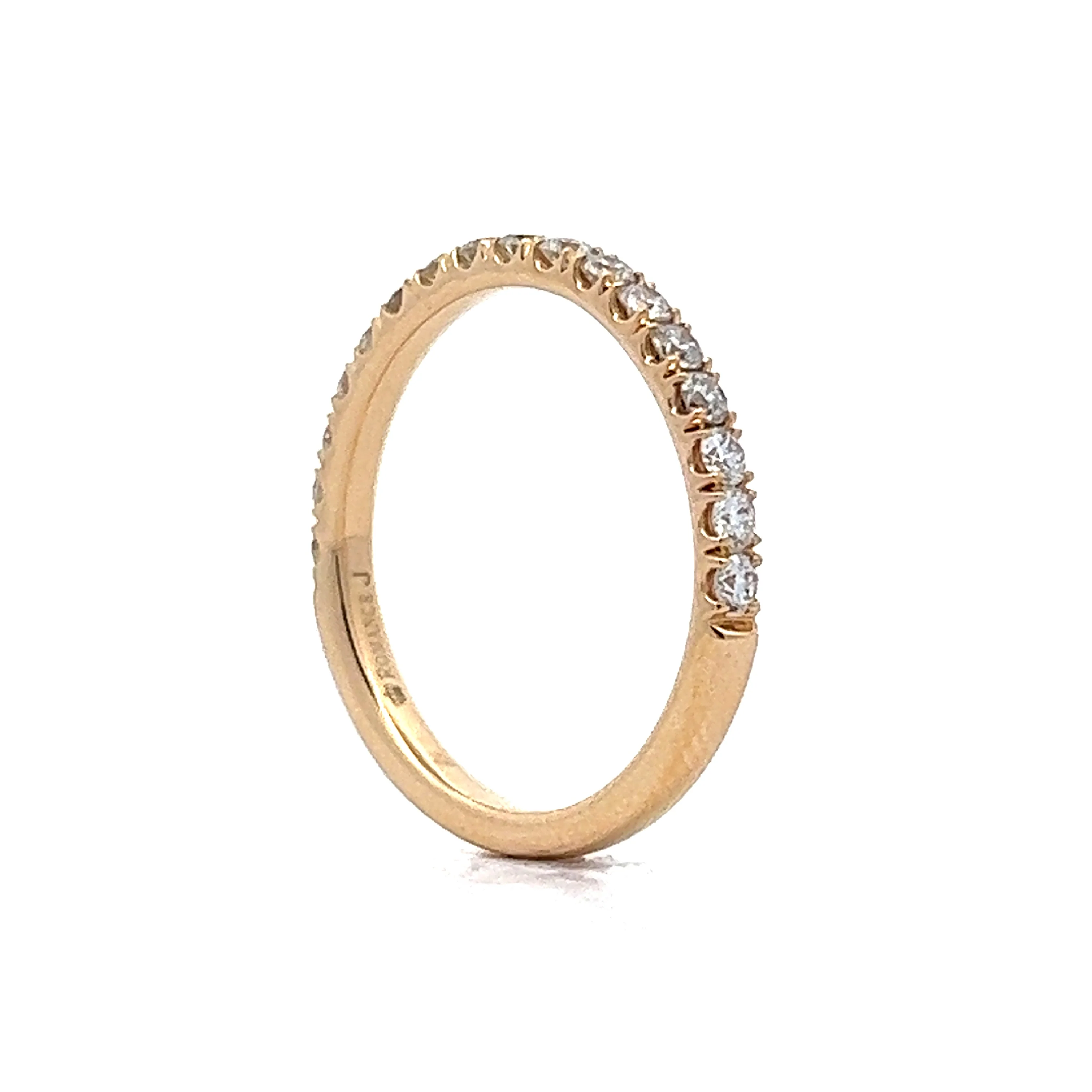 Classic Round Diamond Wedding Band in 14k Yellow Gold - Image 5