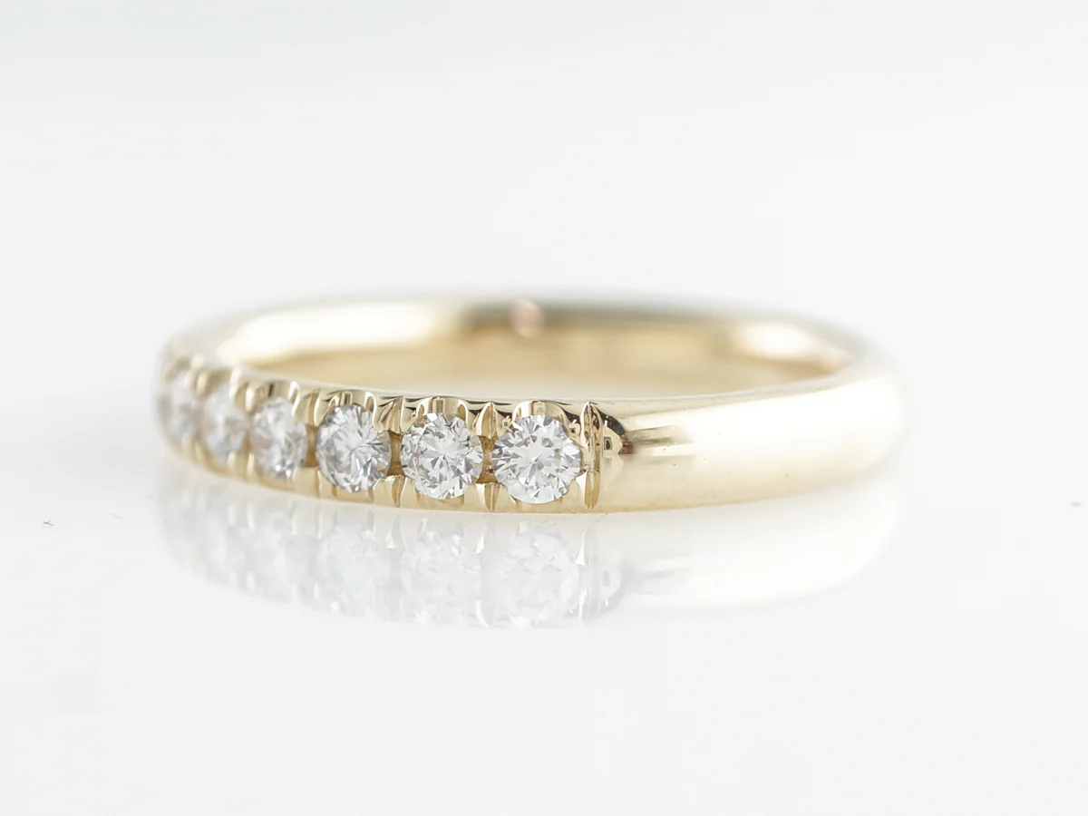 .46 Diamond Wedding Band in 14k Yellow Gold - Image 2