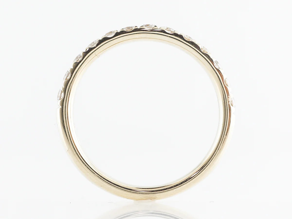 .46 Diamond Wedding Band in 14k Yellow Gold - Image 4