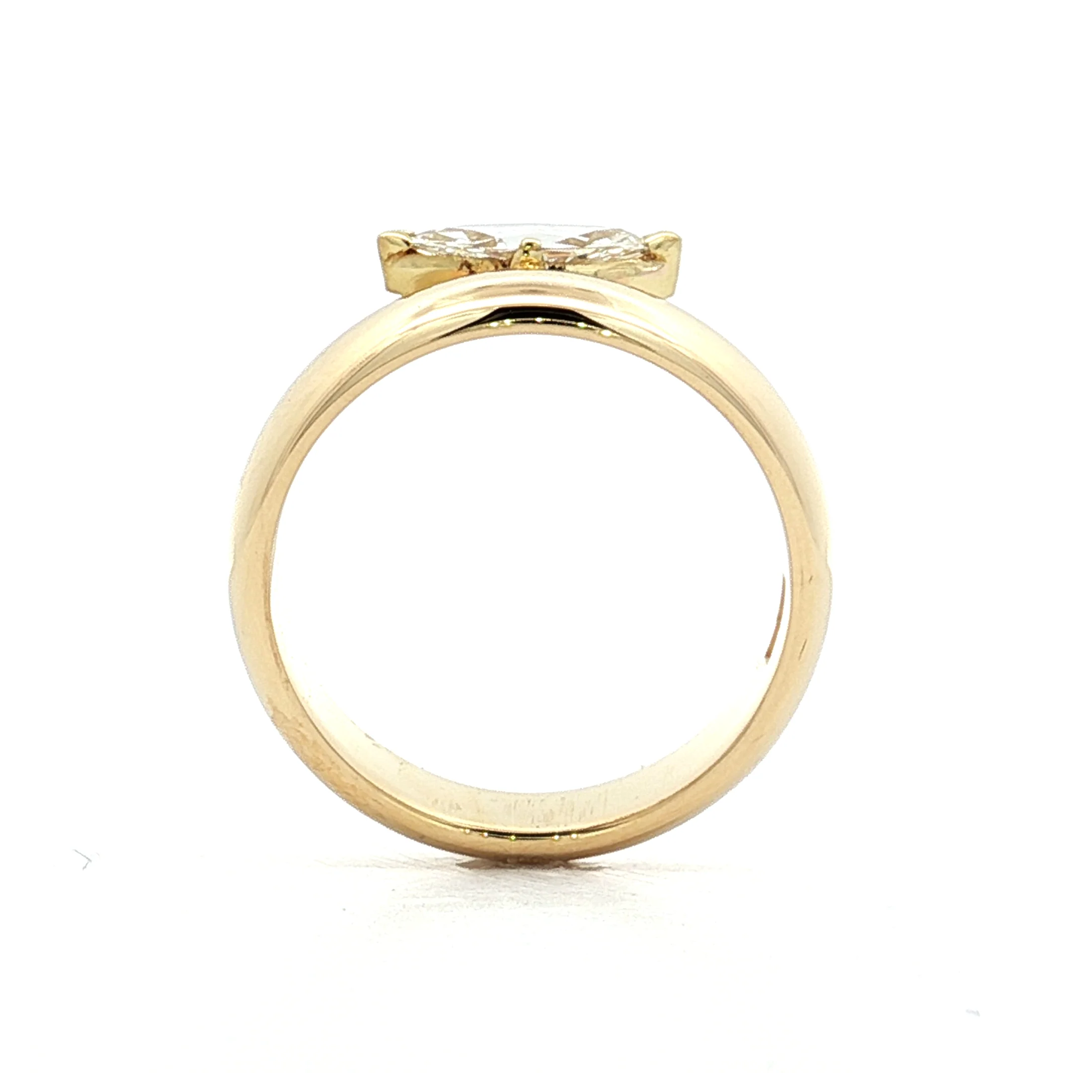 .47 Marquise Diamond Engagement Ring in 14k Yellow Gold - Image 5