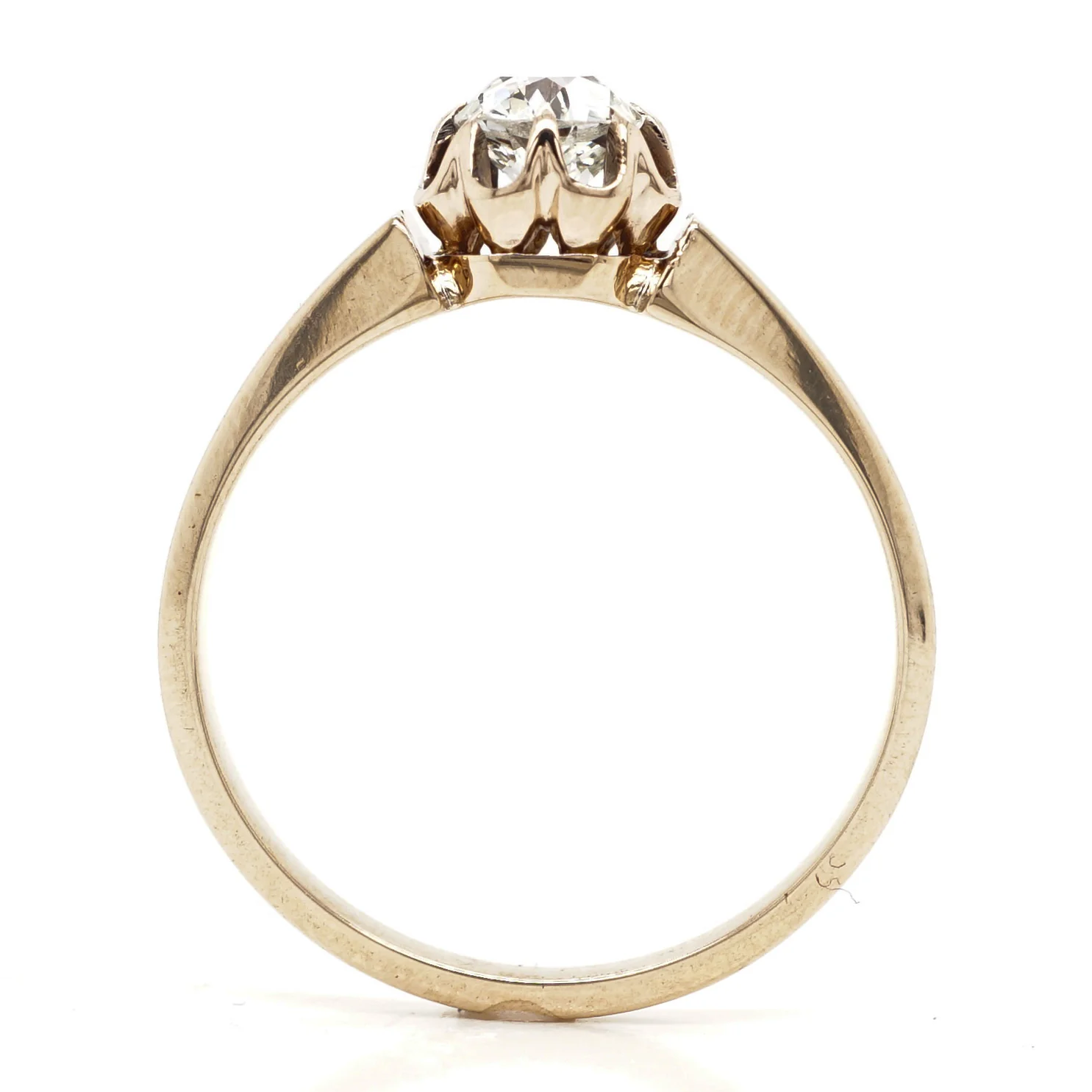 .47 Victorian Diamond Engagement Ring in 14K Rose Gold - Image 4