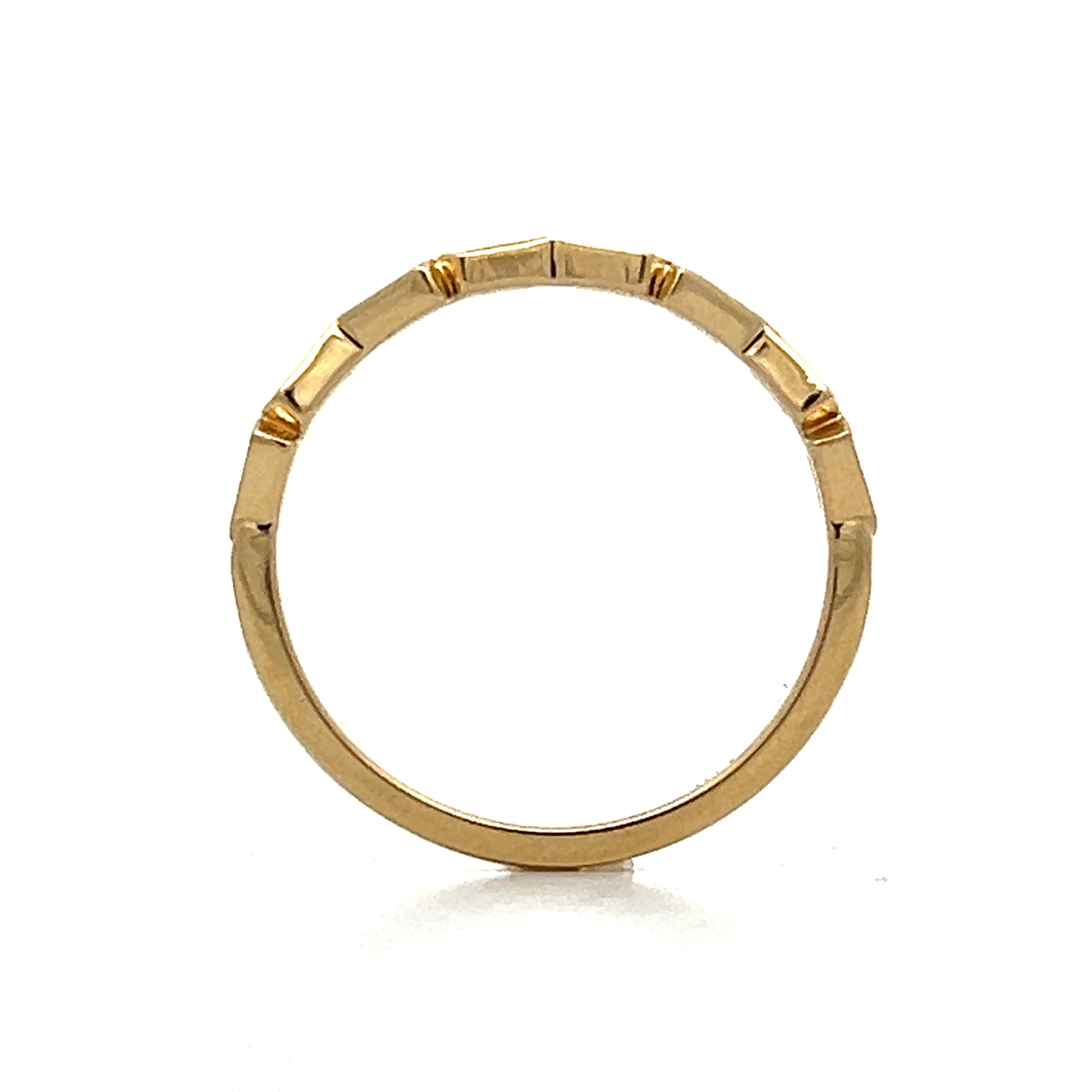 .48 Baguette Diamond Wedding Band in 14k Yellow Gold - Image 4