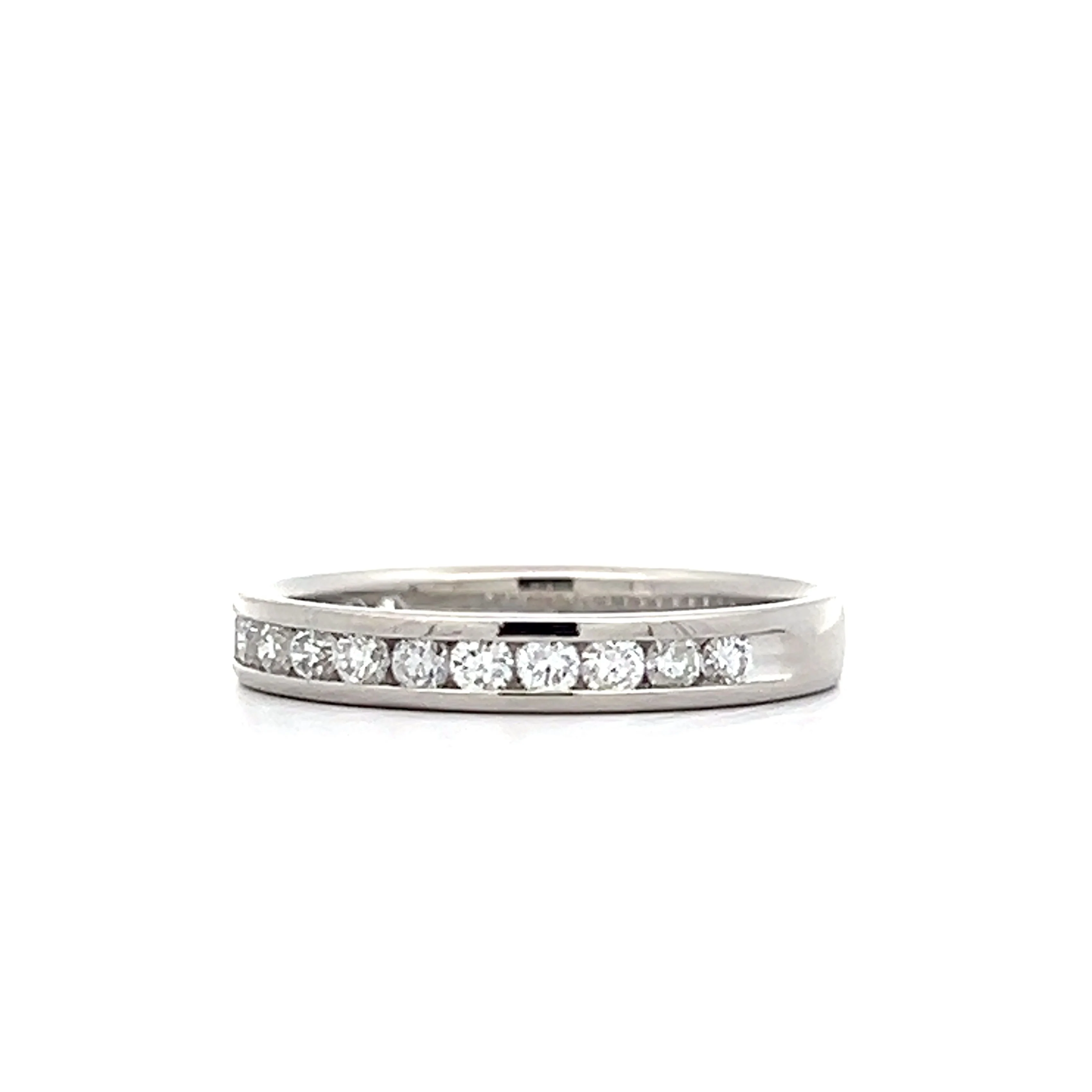 .48 Round Brilliant Channel Set Diamonds in Platinum - Image 2