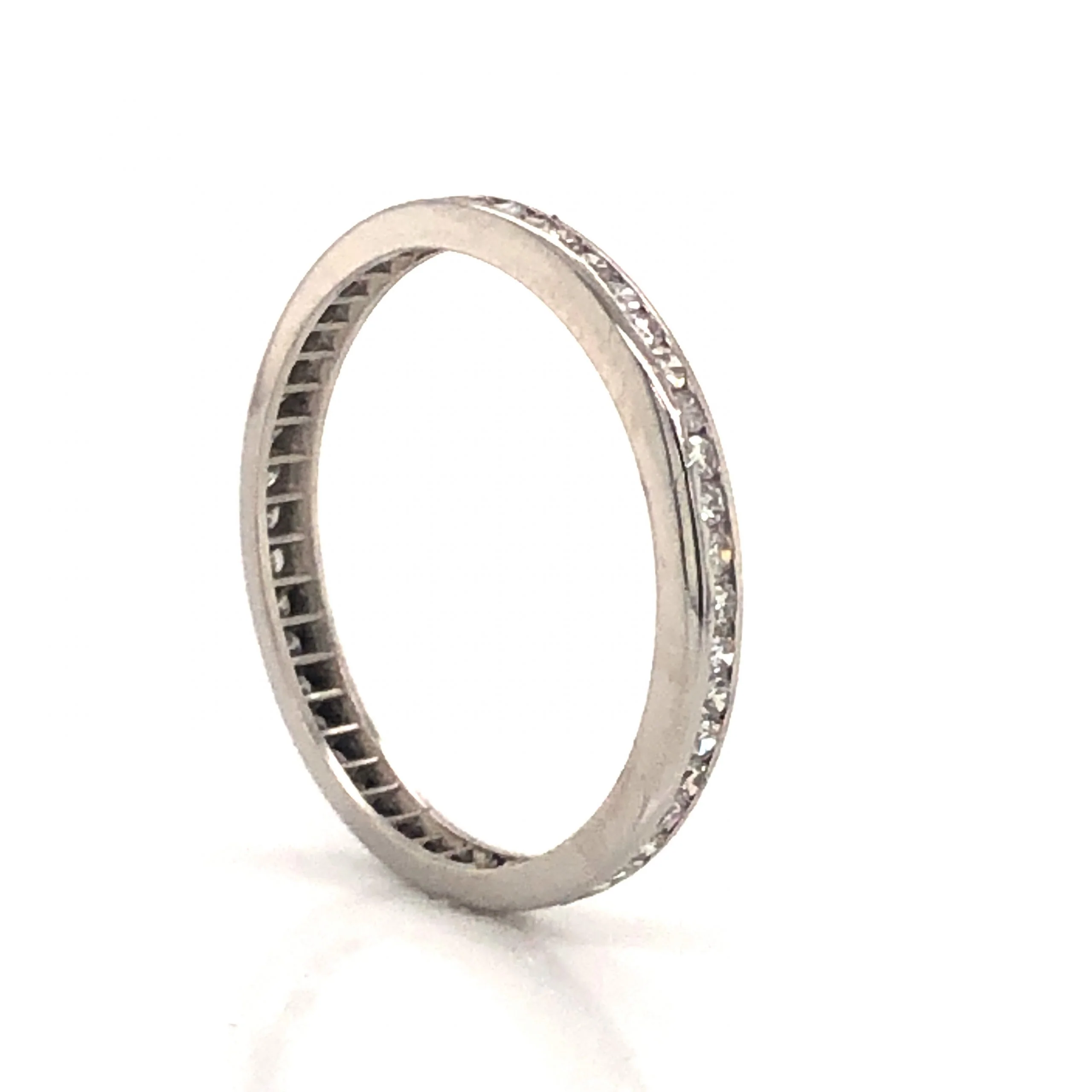 .48 Single Cut Diamond Eternity Band in Platinum - Image 4