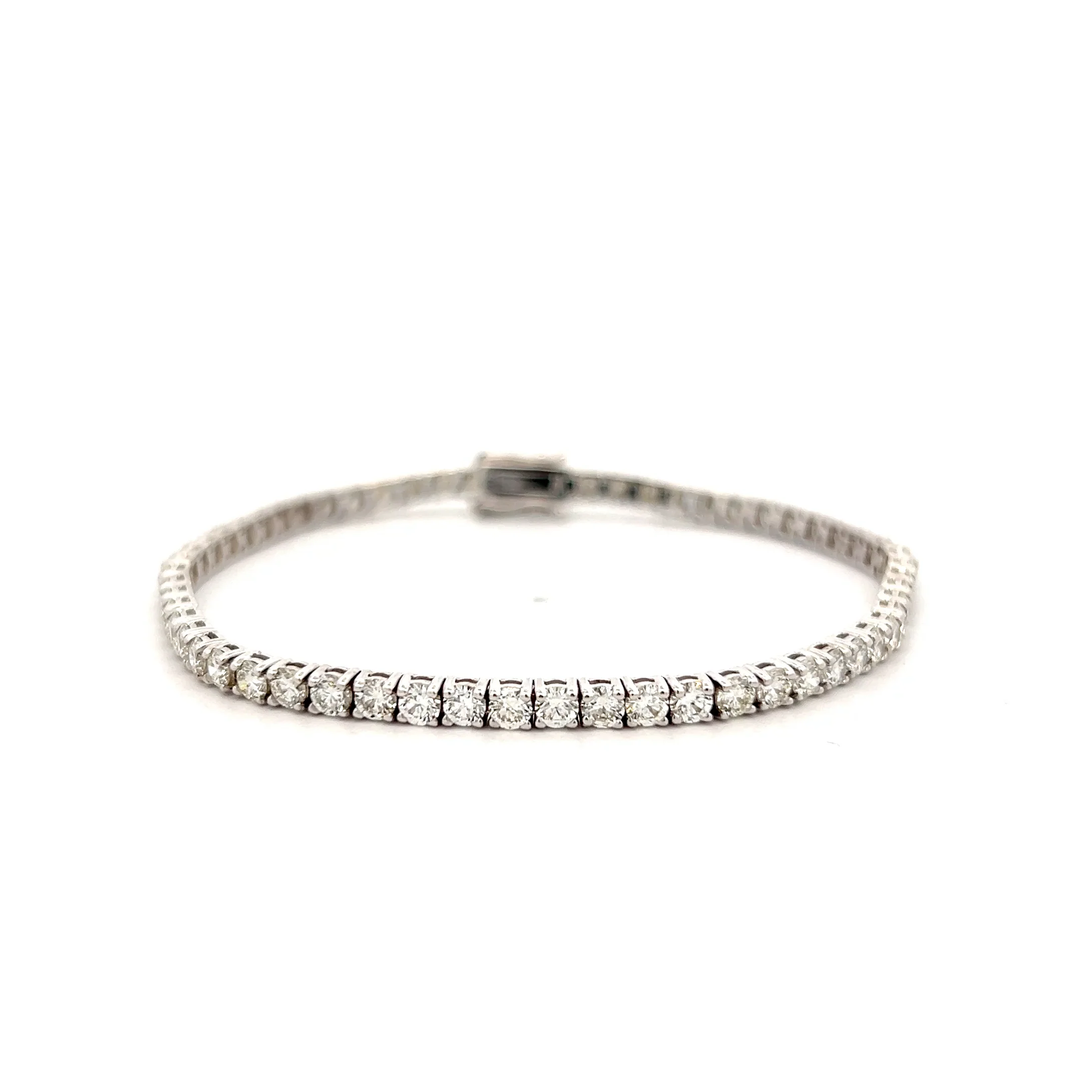 5.13 Diamond Tennis Bracelet 14k White Gold