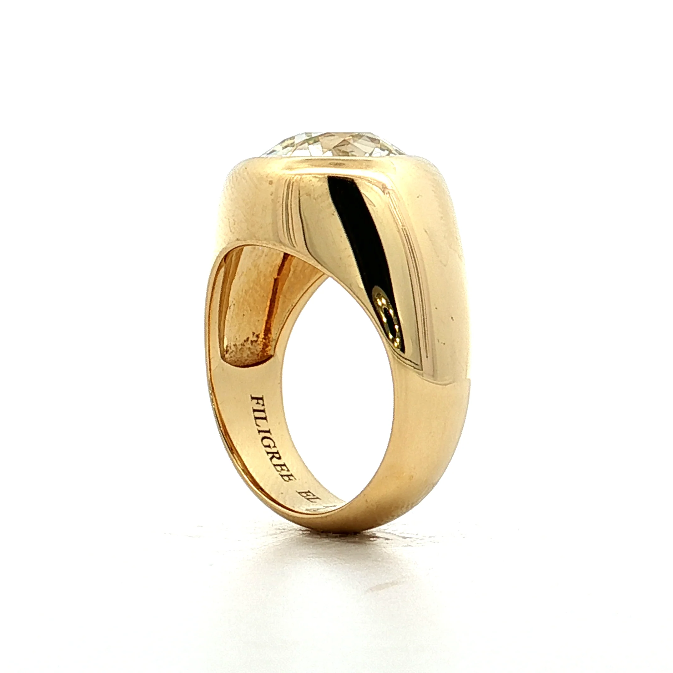 5.25 Filigree x Eleanor Leftwich Diamond Engagement Ring in 18k - Image 5