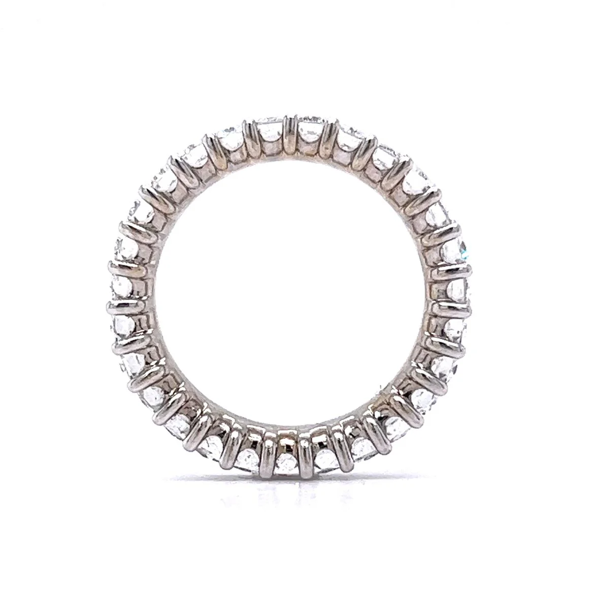 5.25 French Cut Diamond Eternity Band in 18k White Gold - Image 4