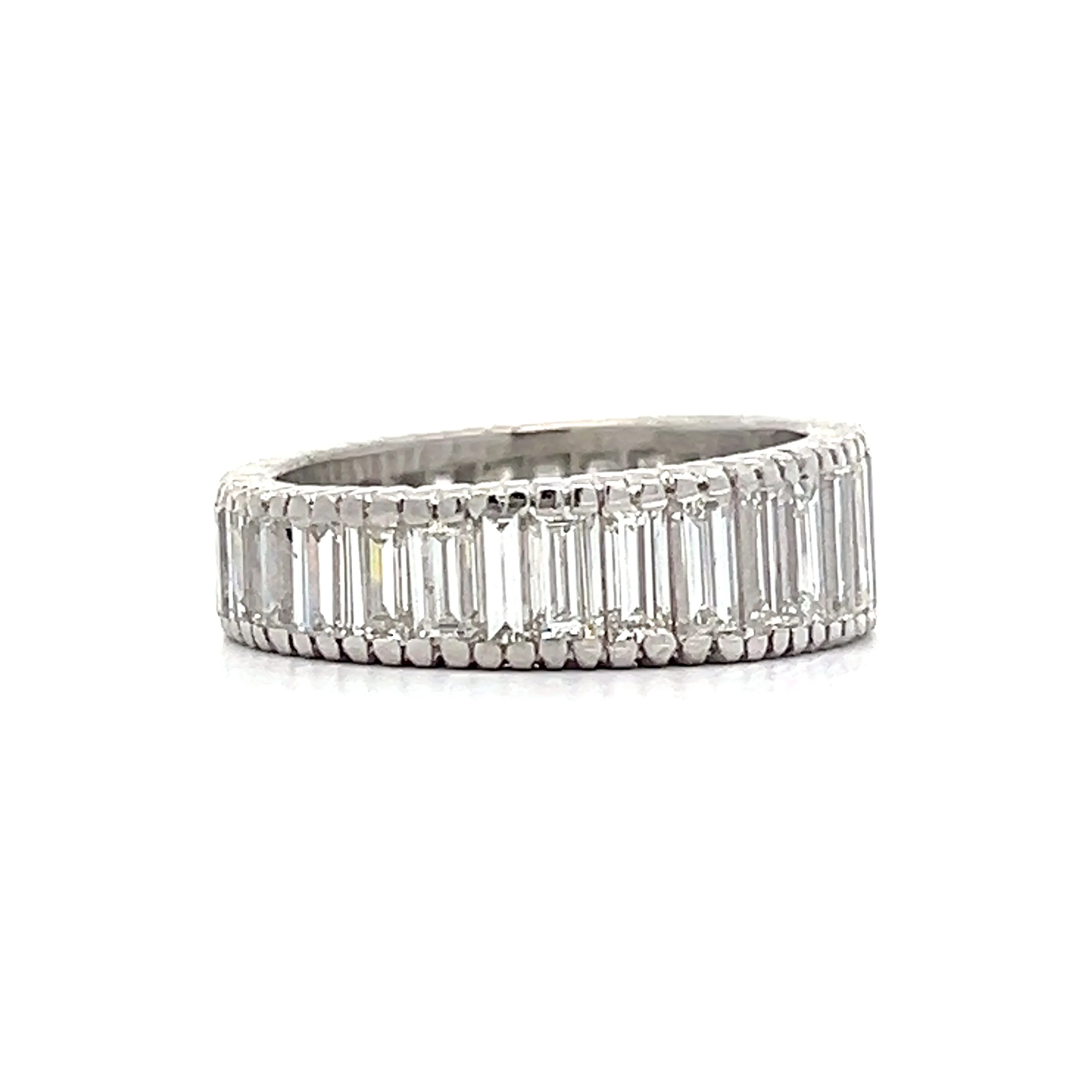 5.27 Baguette Diamond Eternity Band in Platinum - Image 3