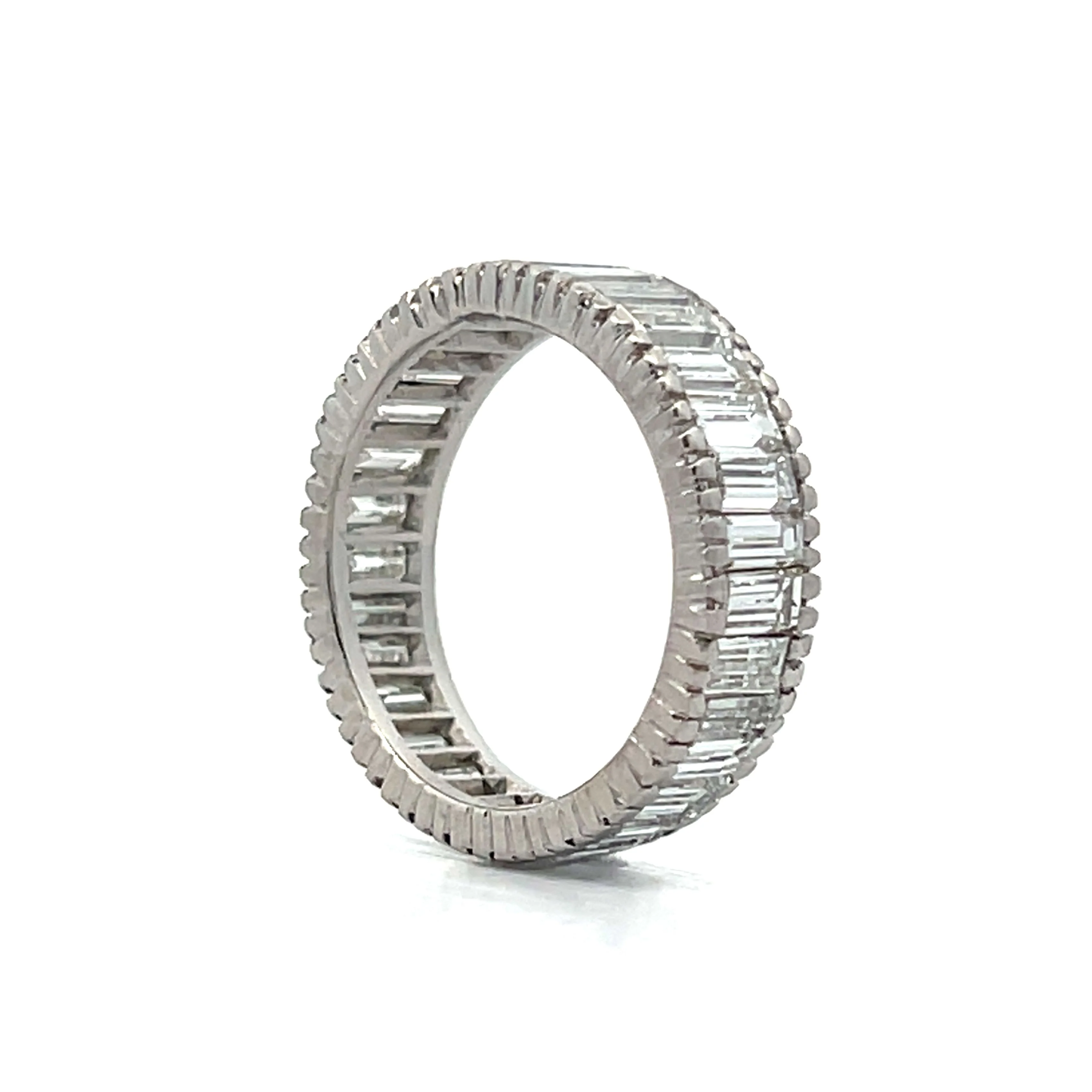 5.27 Baguette Diamond Eternity Band in Platinum - Image 6