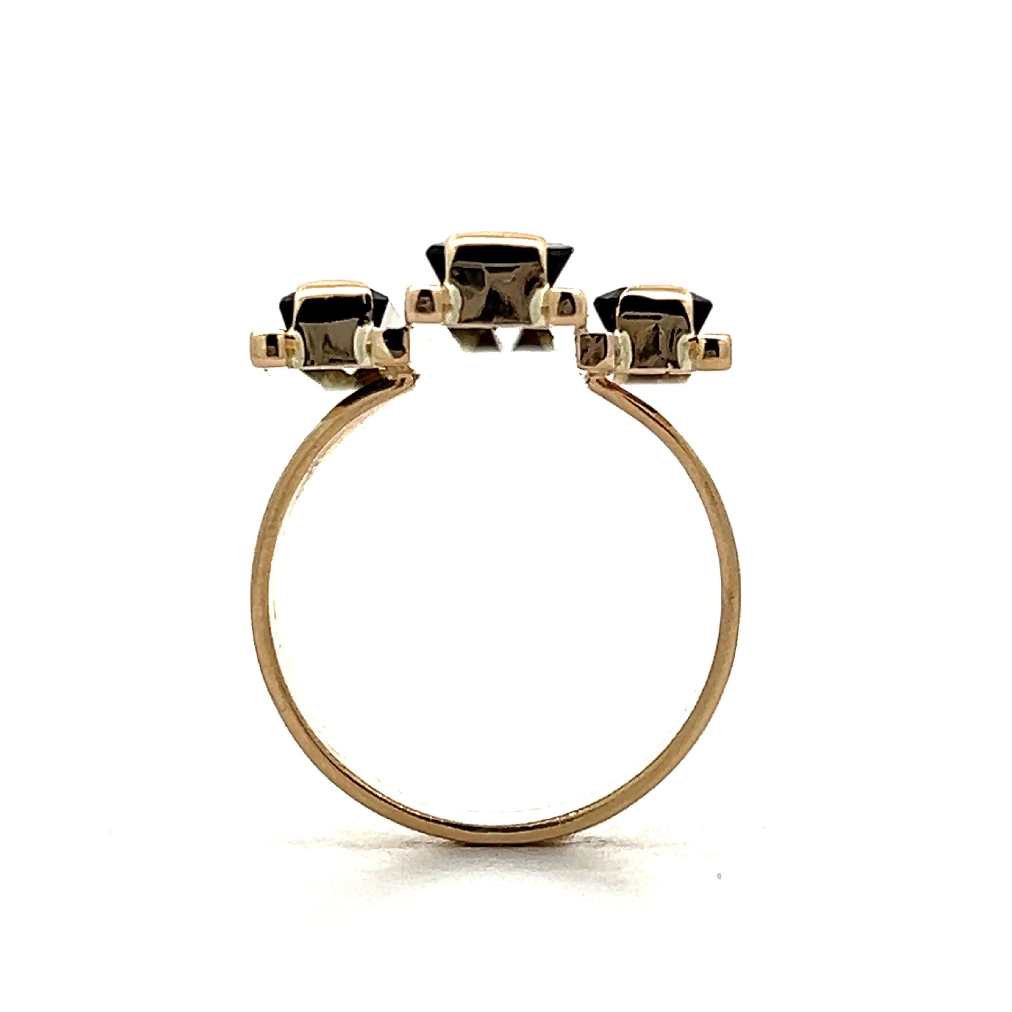 5.40 Emerald Cut Tourmaline Cocktail Ring in 14k - Image 4
