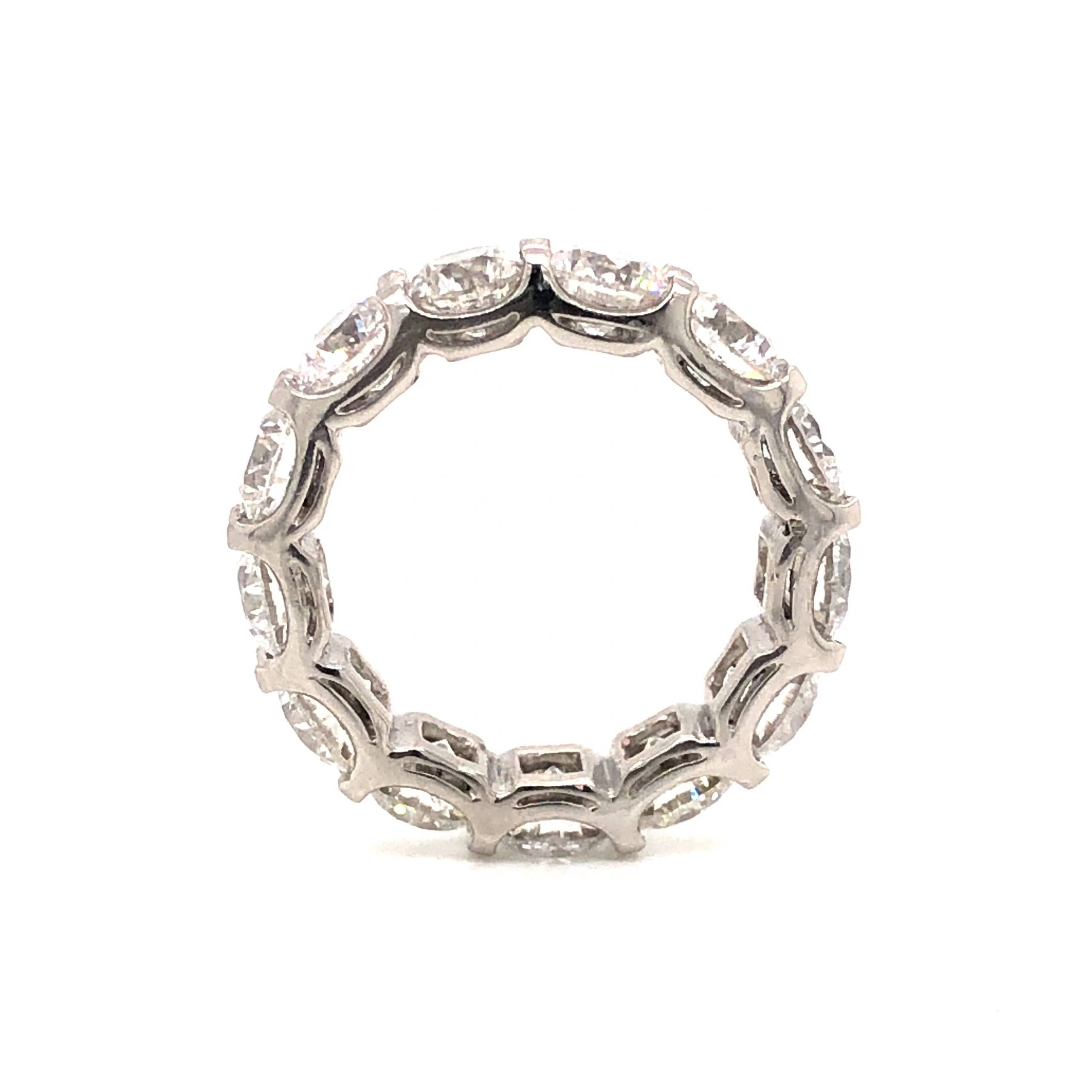 5.98 Brilliant Cut Diamond Eternity Band in Platinum - Image 2