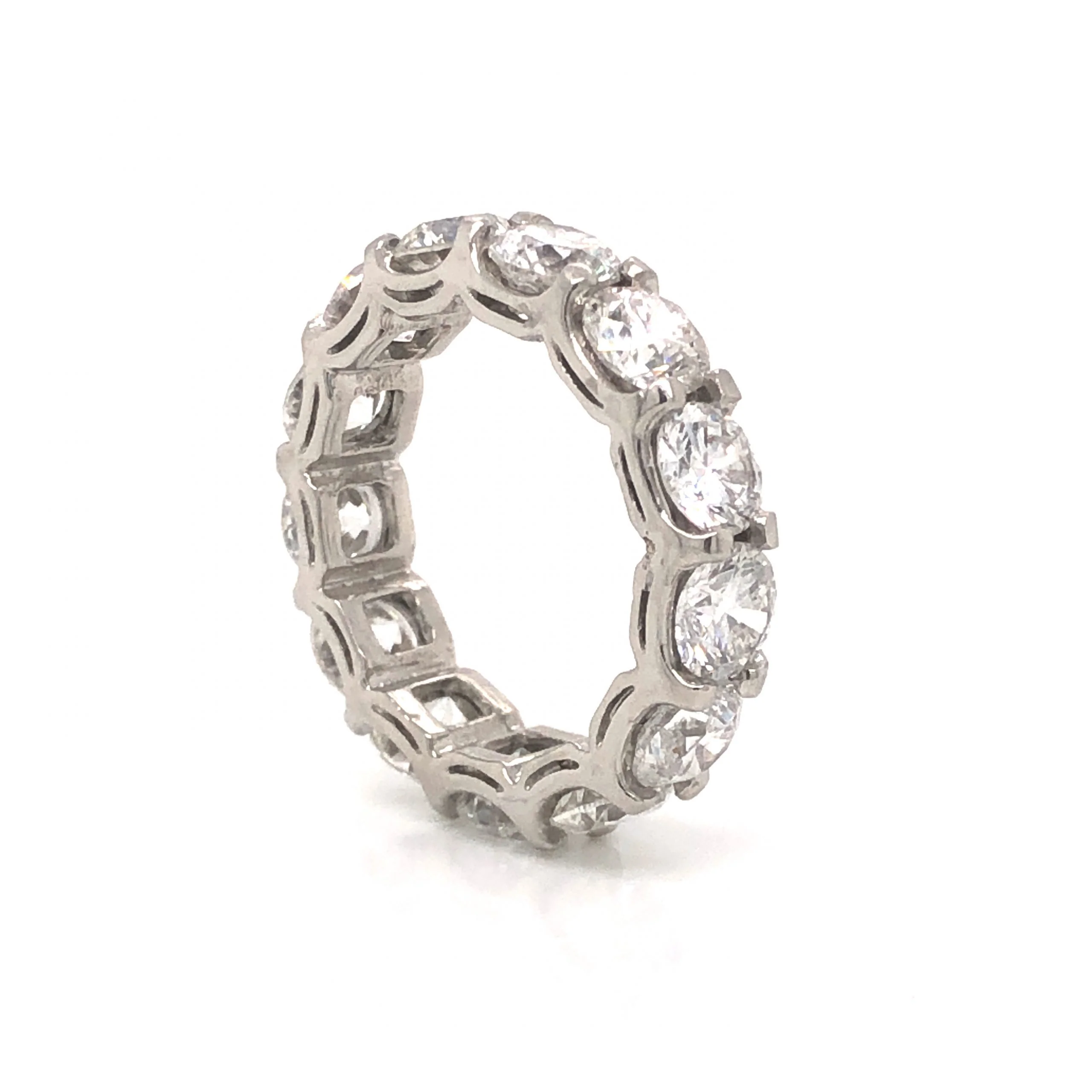 5.98 Brilliant Cut Diamond Eternity Band in Platinum - Image 3
