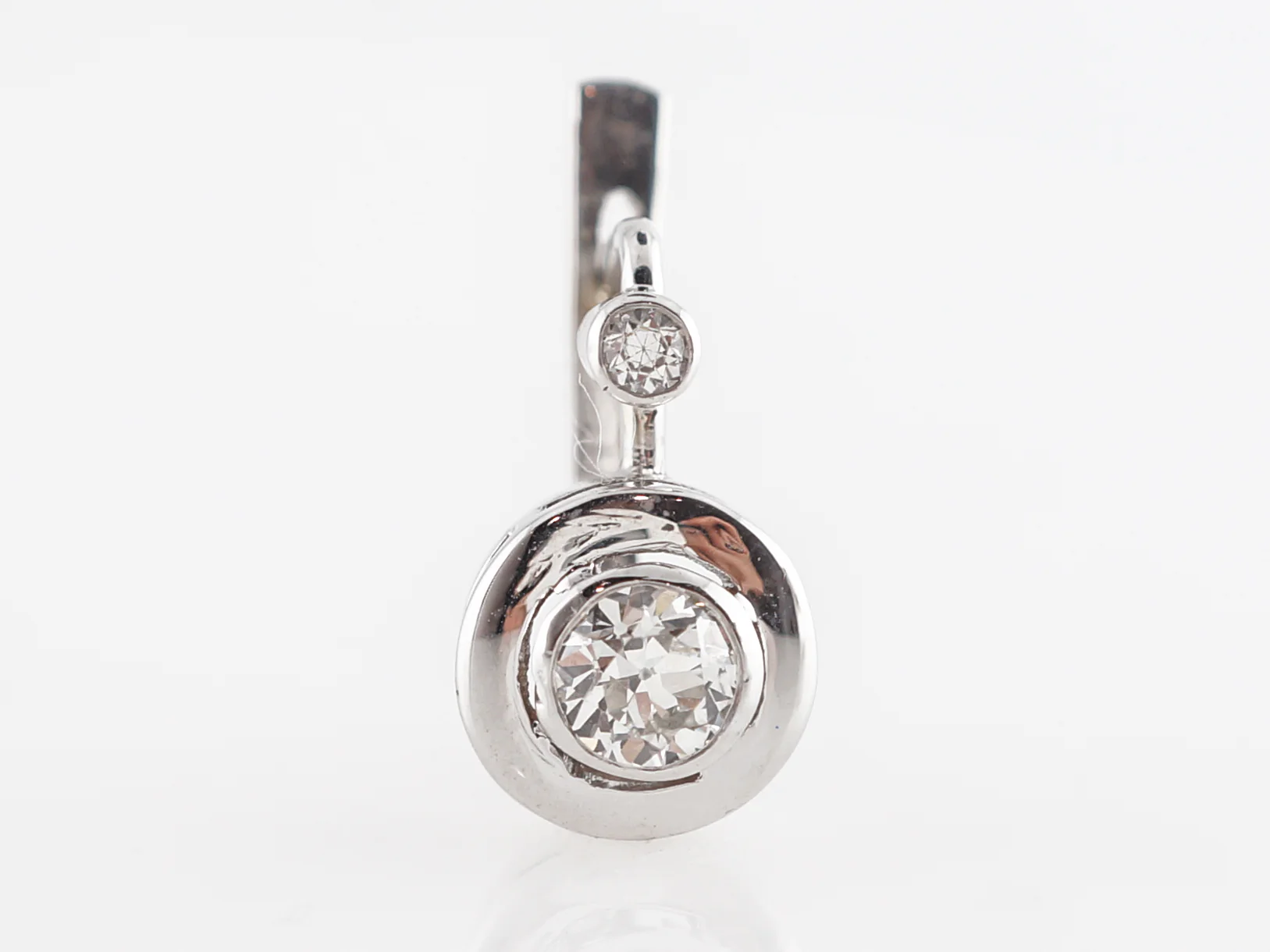 .50 Carat Diamond Earrings in 14k White Gold - Image 5