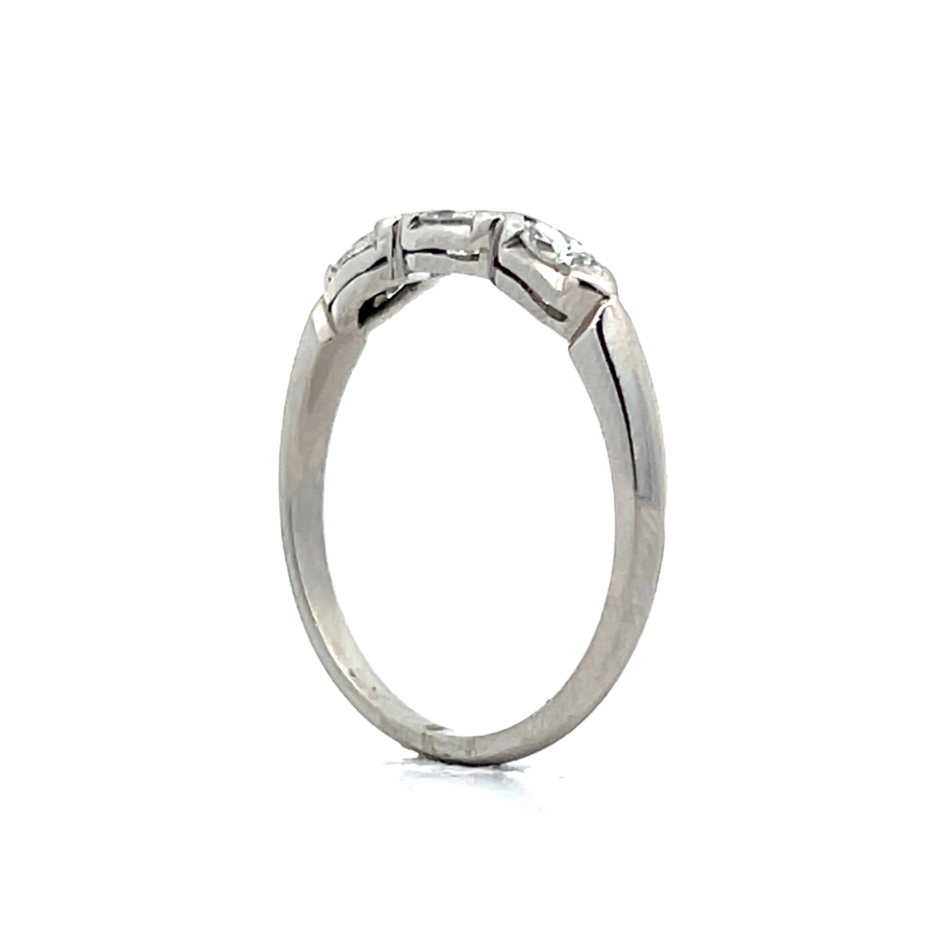.50 Marquise Diamond Wedding Band in Platinum - Image 5