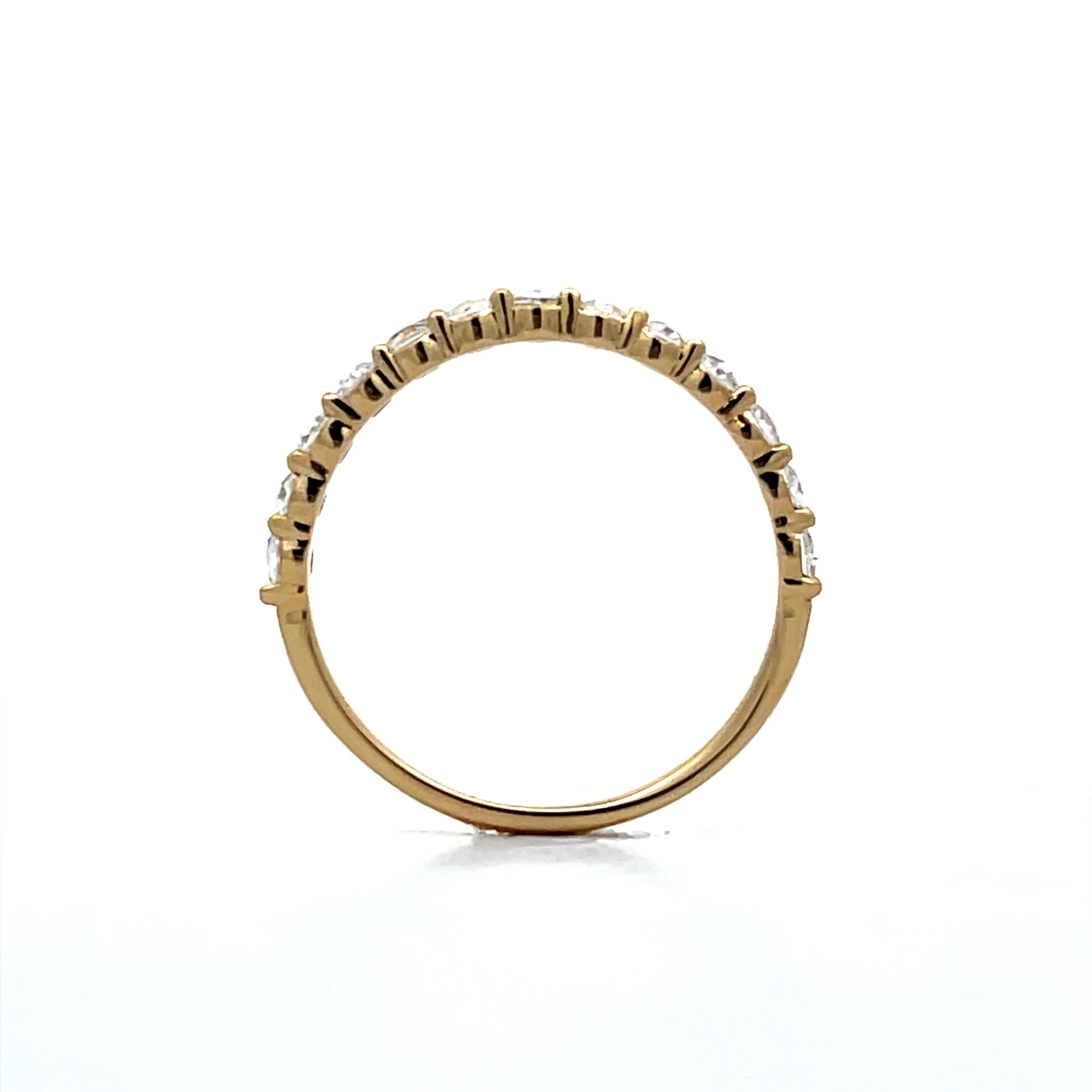 .50 Rose Cut Diamond Wedding Band in 14k - Image 4