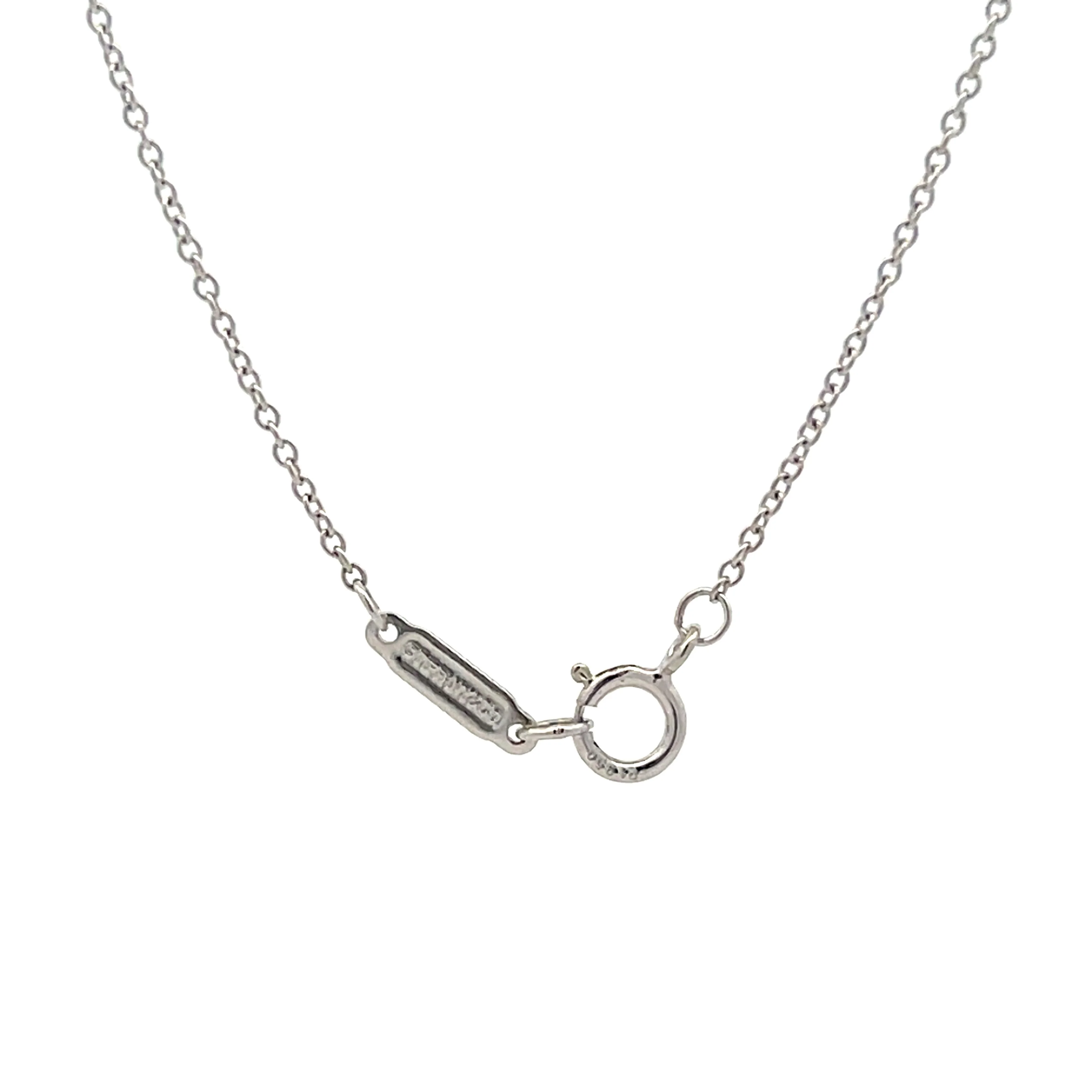 .50 Tiffany & Co Diamond Cross Pendant in 14k & Platinum - Image 4