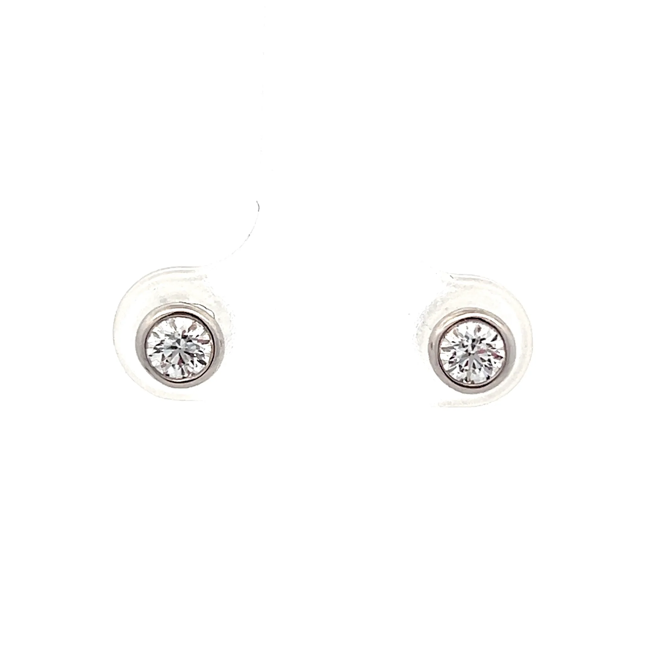 .50 Tiffany & Co Diamond Stud Earrings in Platinum