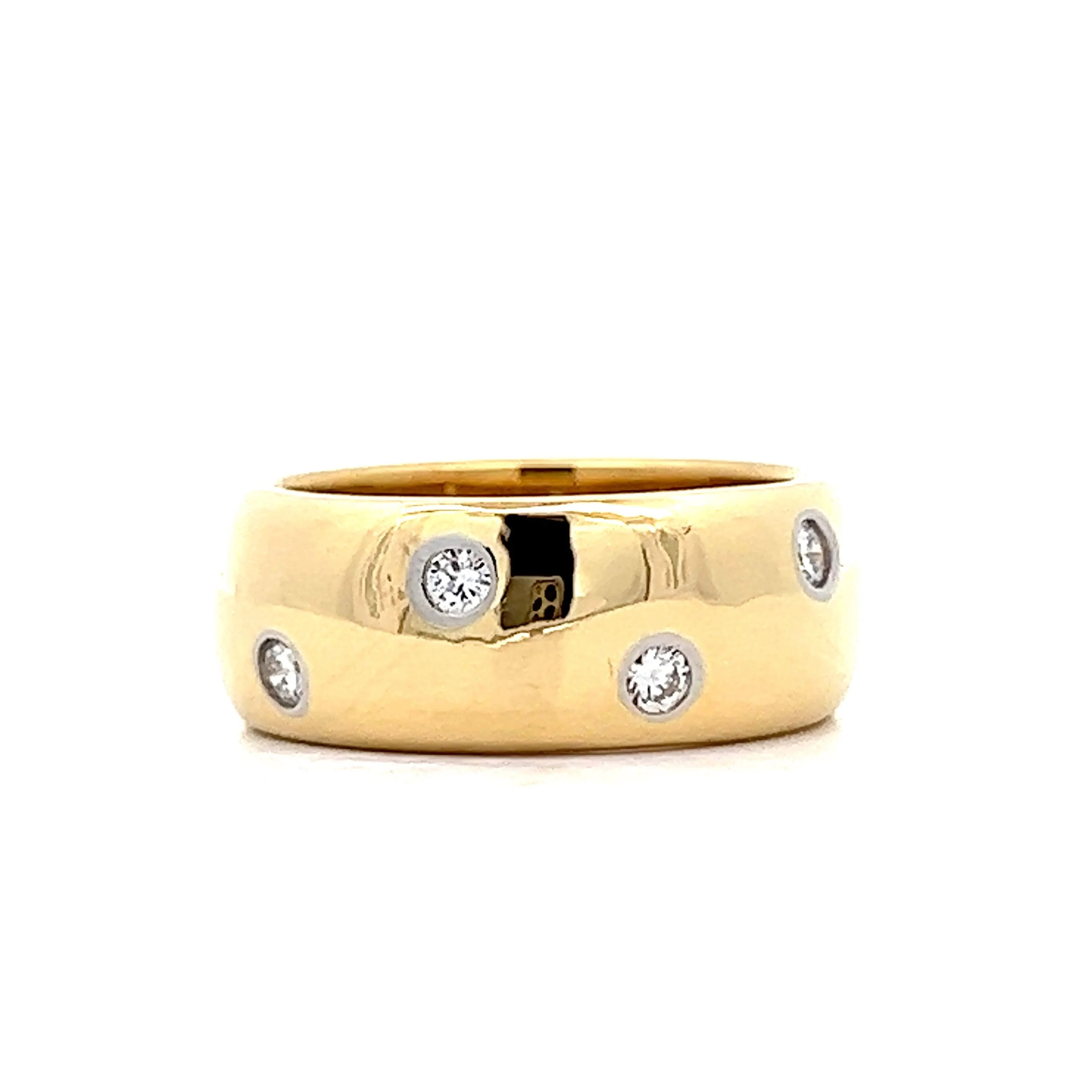 .50 Tiffany & Co Flush Set Eternity Band in 18k Yellow Gold - Image 2