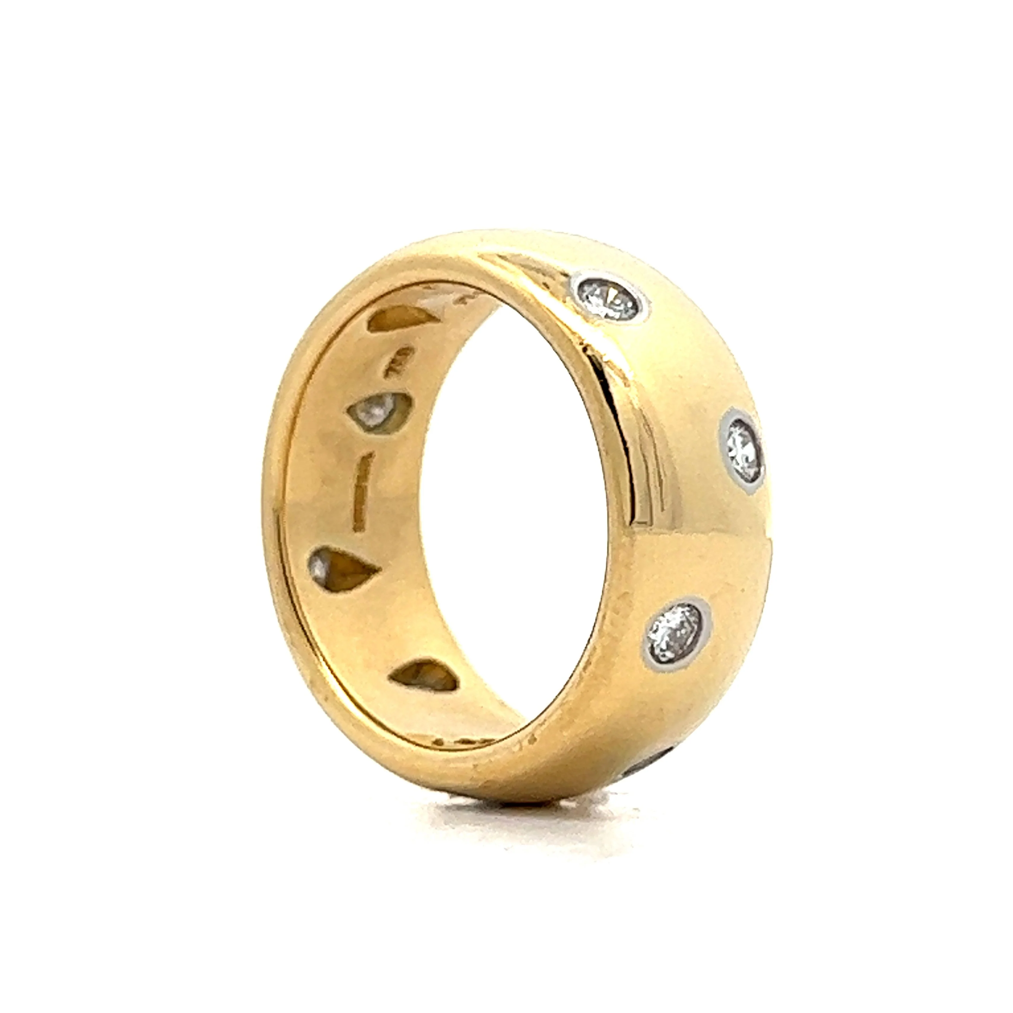 .50 Tiffany & Co Flush Set Eternity Band in 18k Yellow Gold - Image 5