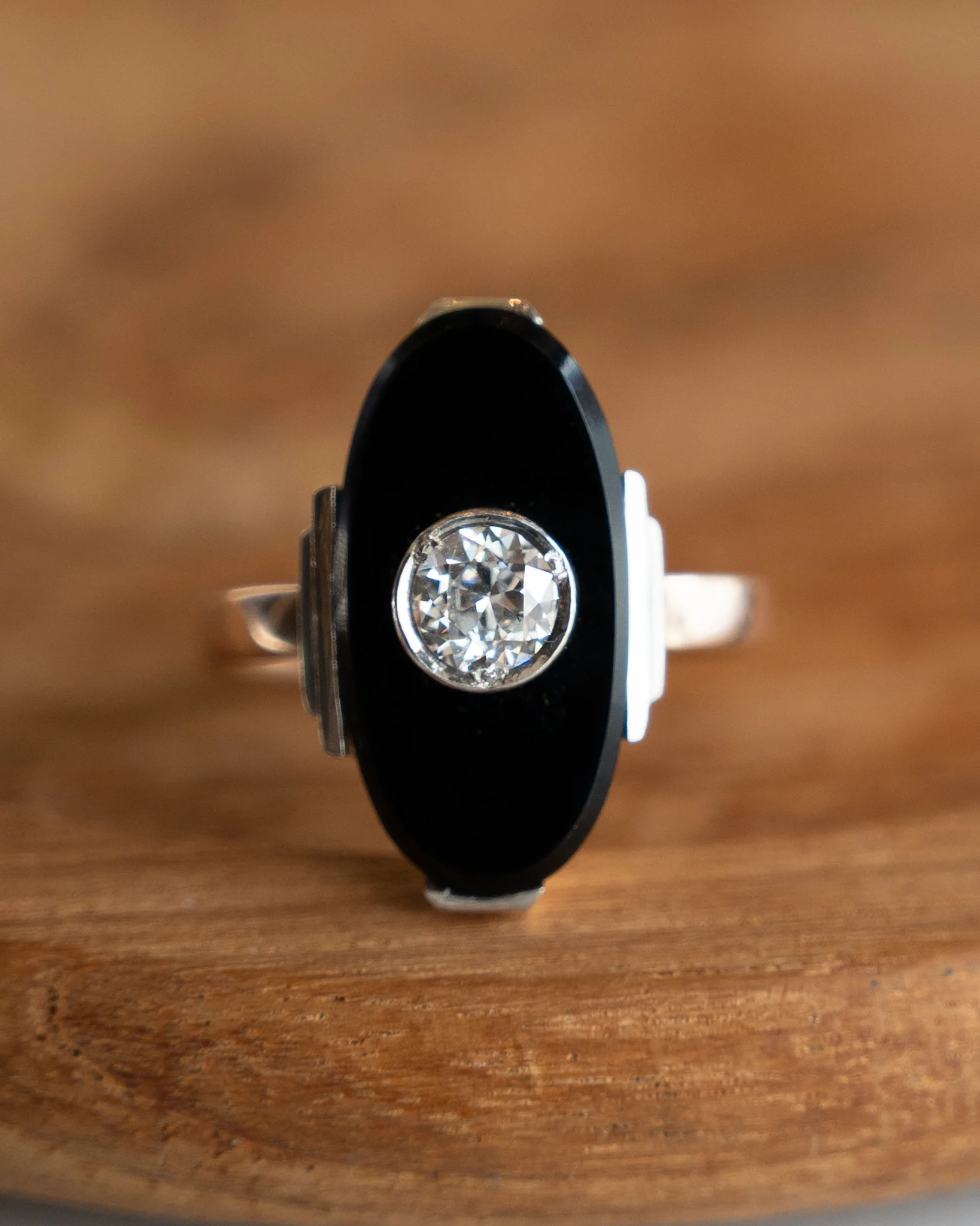 .50 Vintage Art Deco Diamond Cocktail Ring 14k - Image 6
