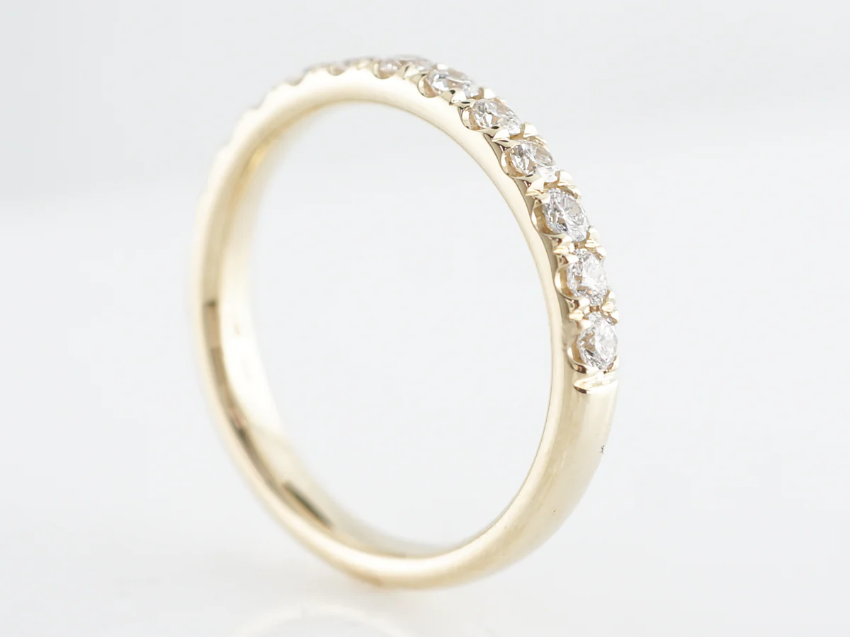 .52 Diamond Wedding Band in 14k Yellow Gold - Image 5