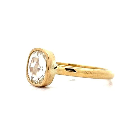 .52 Rose Cut Diamond Engagement Ring in 18k - Image 2