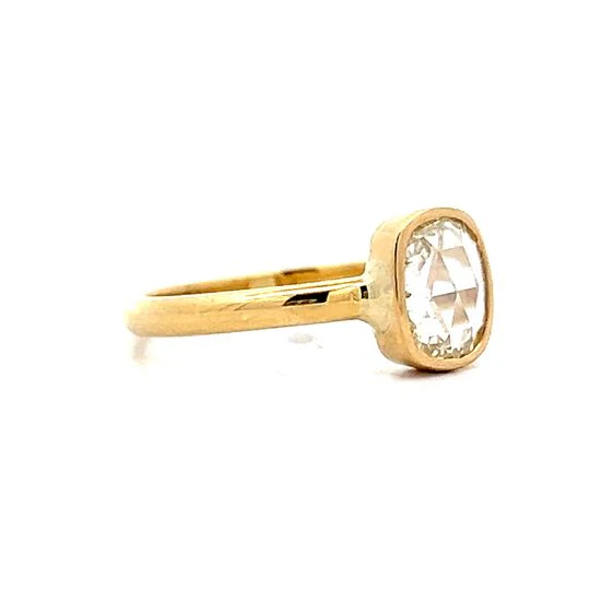 .52 Rose Cut Diamond Engagement Ring in 18k - Image 3