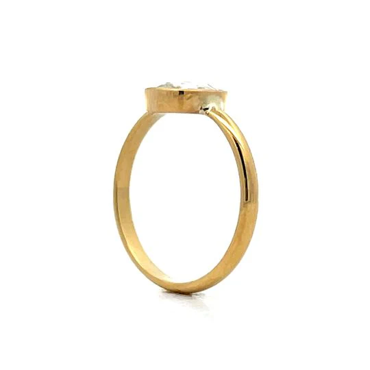 .52 Rose Cut Diamond Engagement Ring in 18k - Image 5