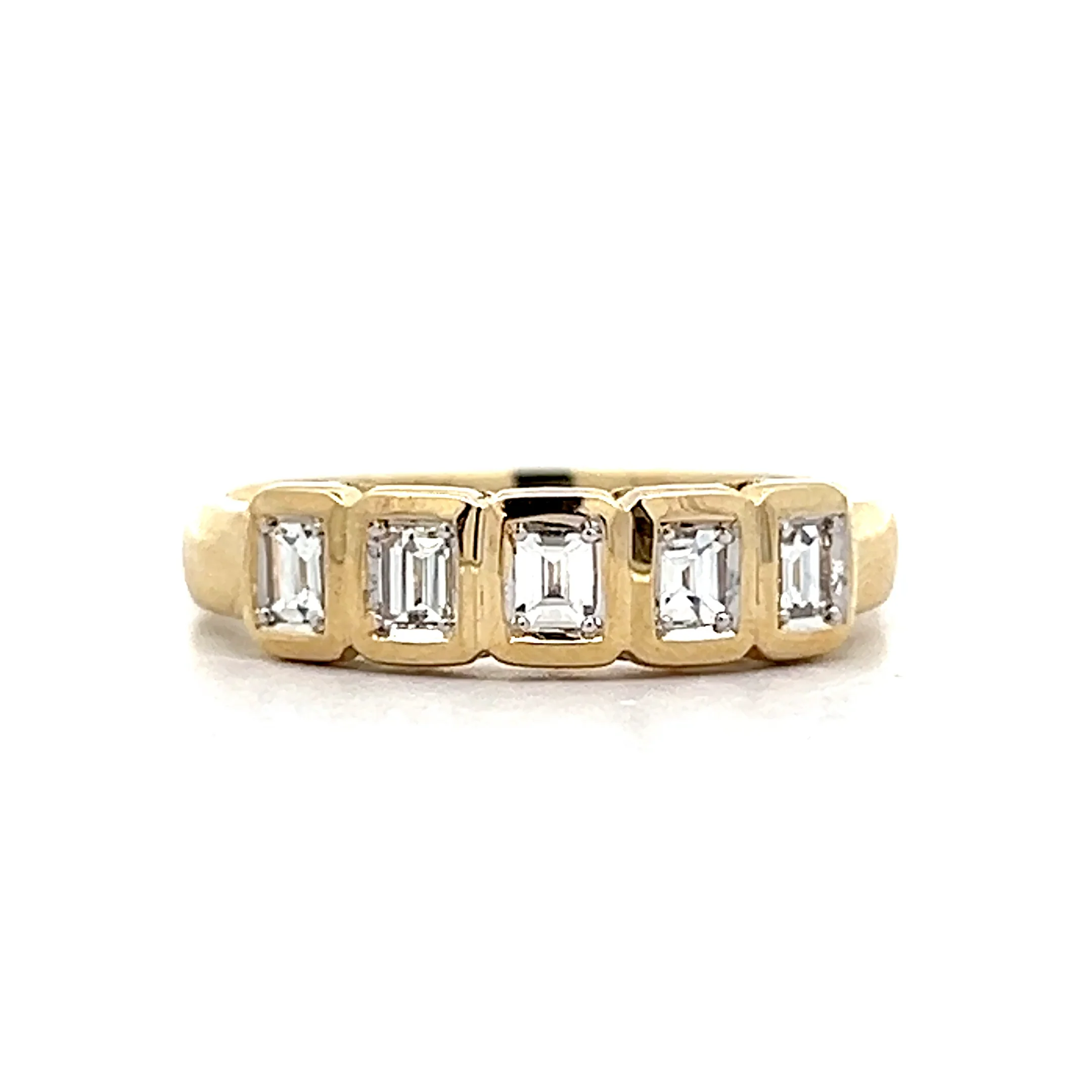 .53 Baguette Diamond Wedding Band in 14k
