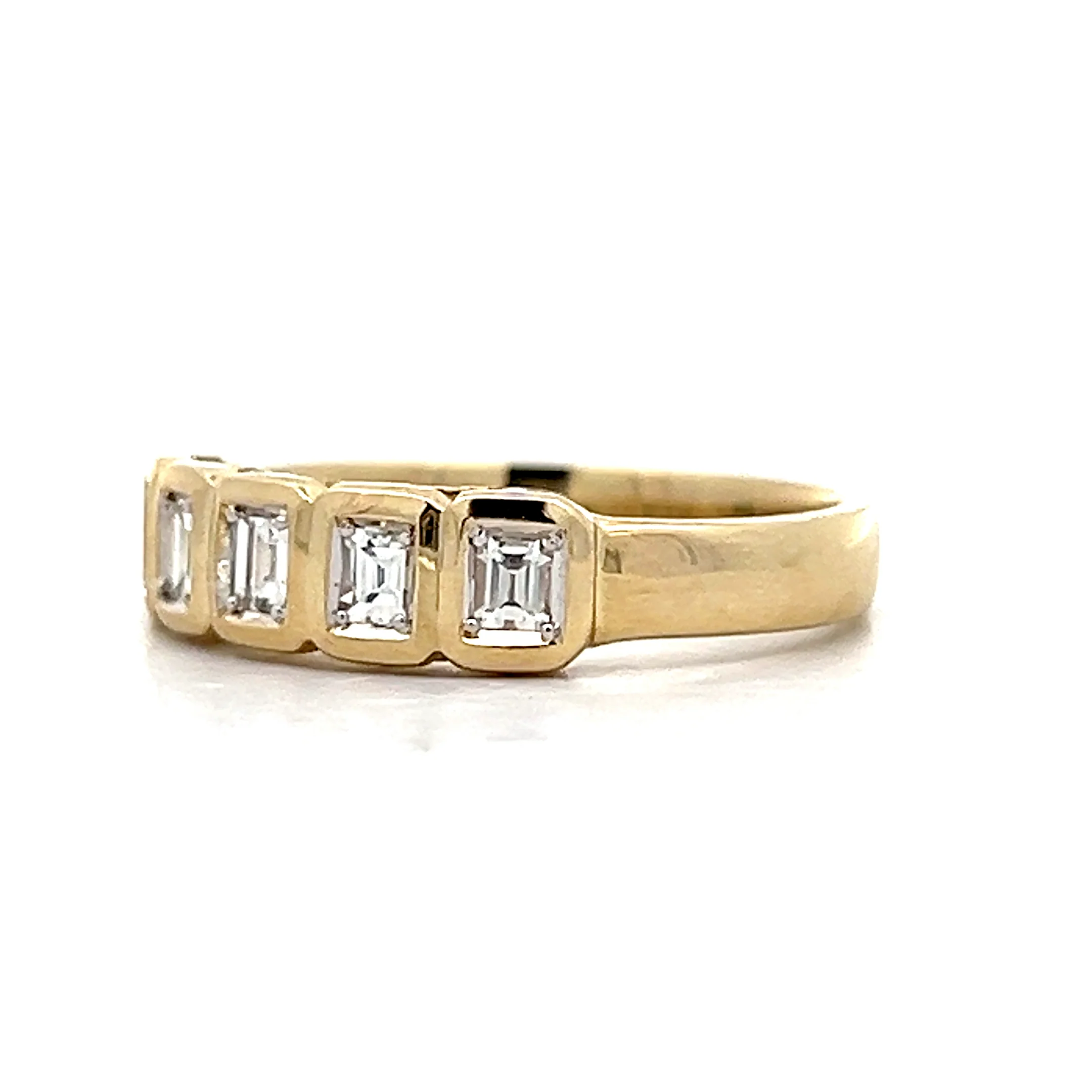 .53 Baguette Diamond Wedding Band in 14k - Image 2