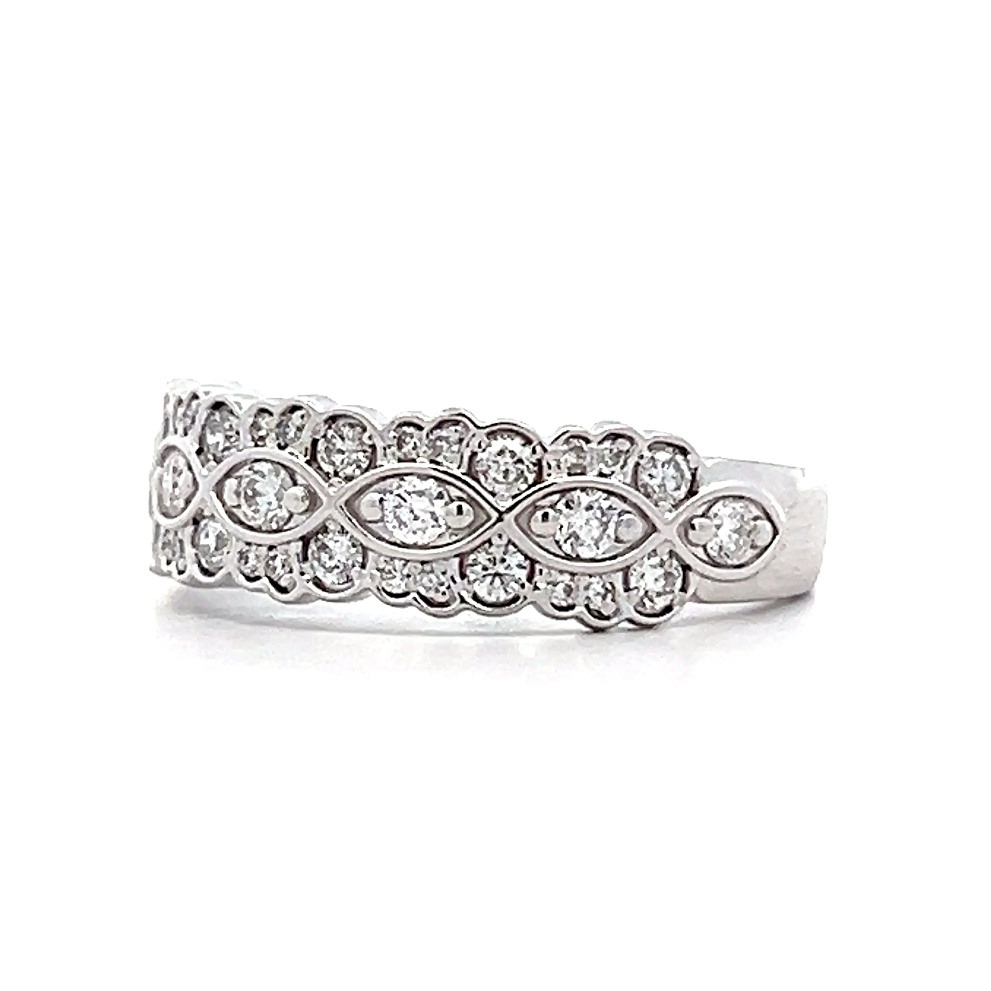 .53 Wide Diamond Right Hand Ring in 14k - Image 2