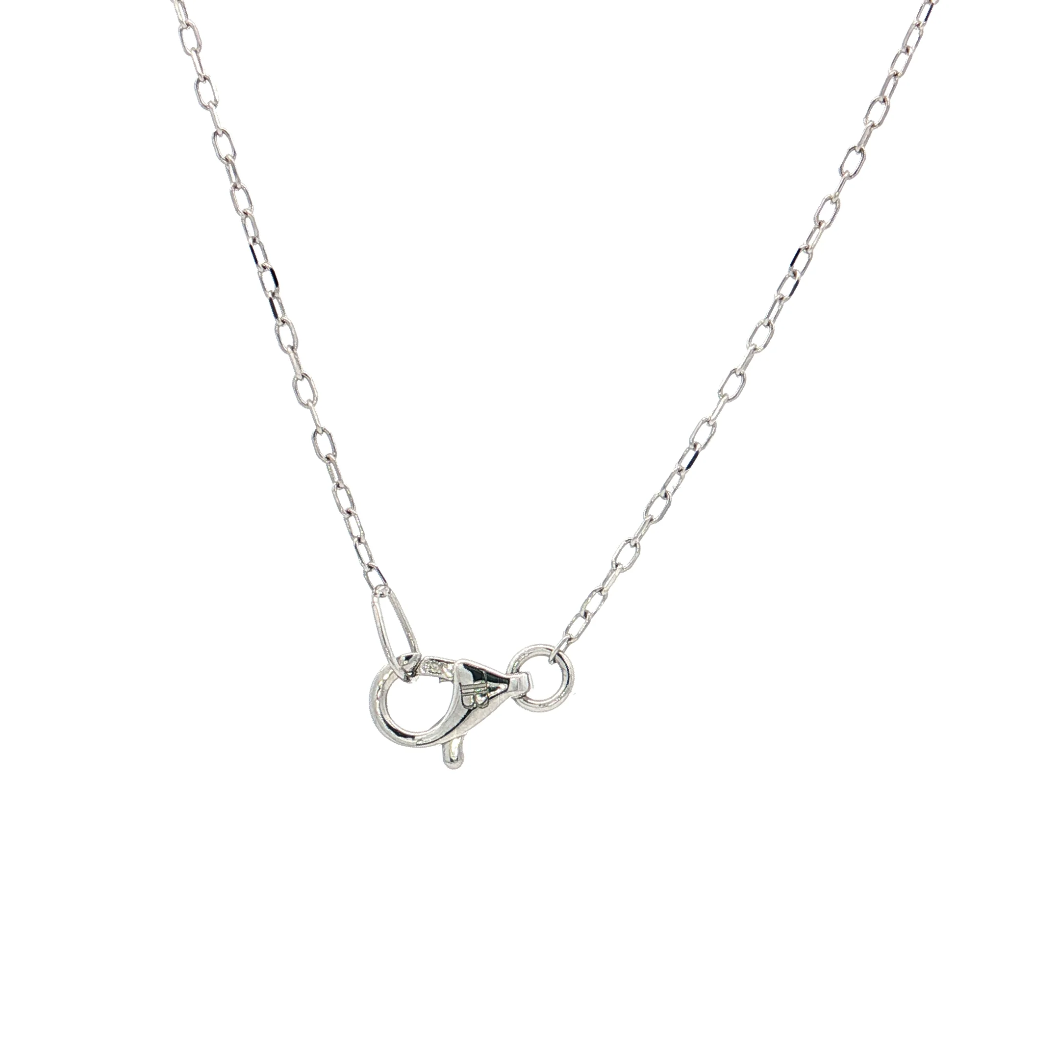 .54 Mixed Diamond Cut Necklace 18k White Gold - Image 4