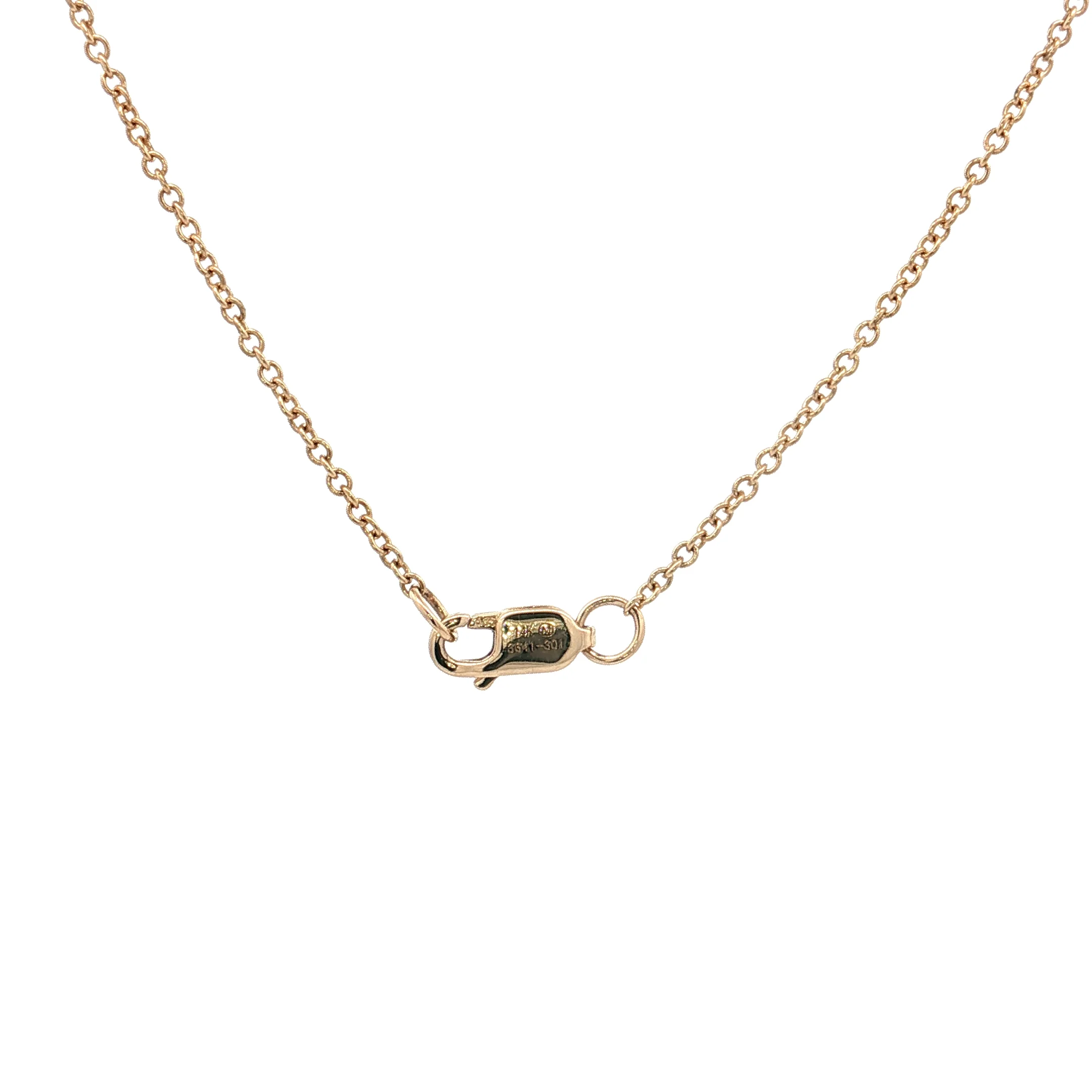 .55 Diamond & Black Onyx Heart Pendant Necklace 14k - Image 4