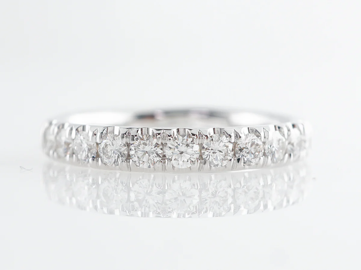 .55 Diamond Wedding Band in 14k White Gold