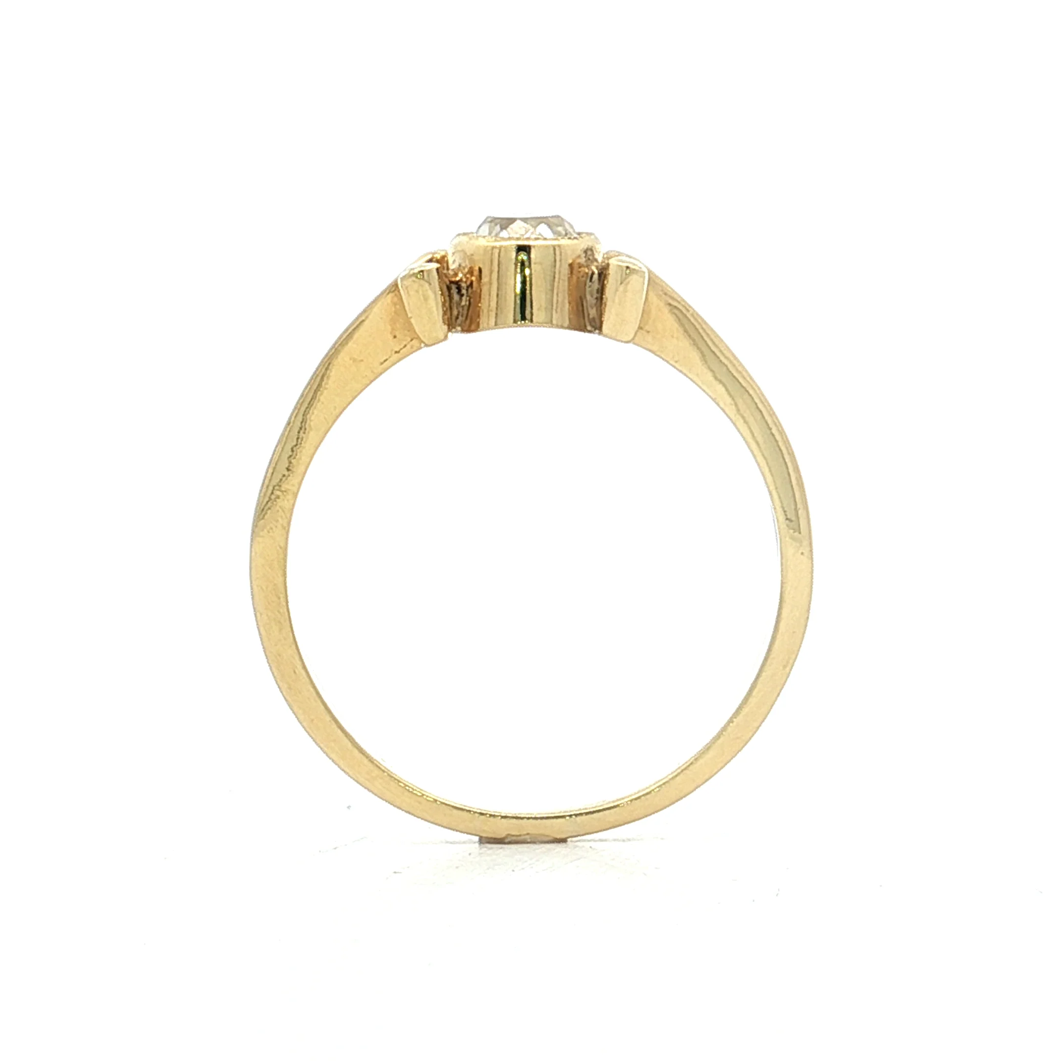 .55 GIA Old Mine Diamond Engagement Ring 18k - Image 4