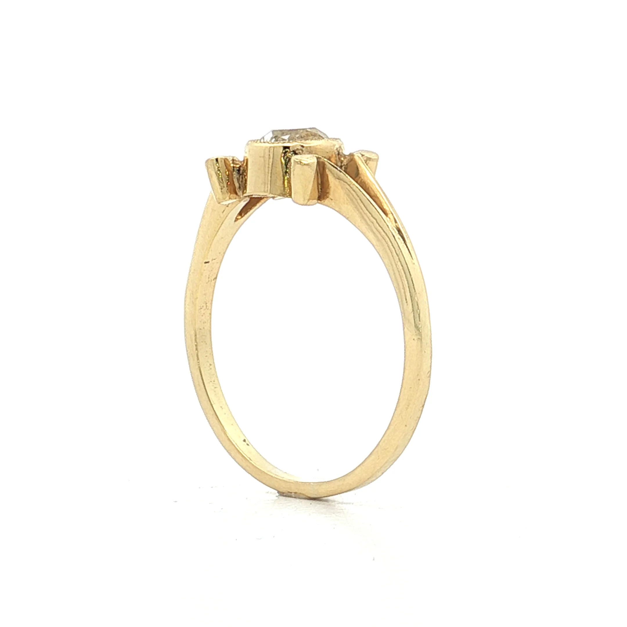 .55 GIA Old Mine Diamond Engagement Ring 18k - Image 5